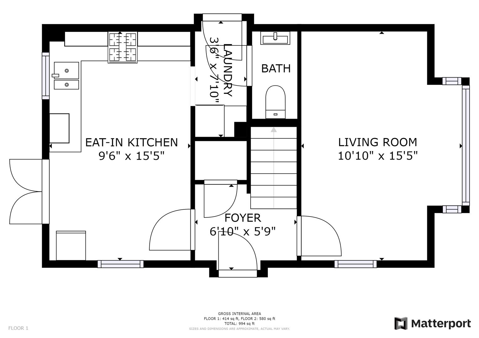 4 bed linkdetached house for sale in Crediton Close, Off Exminster