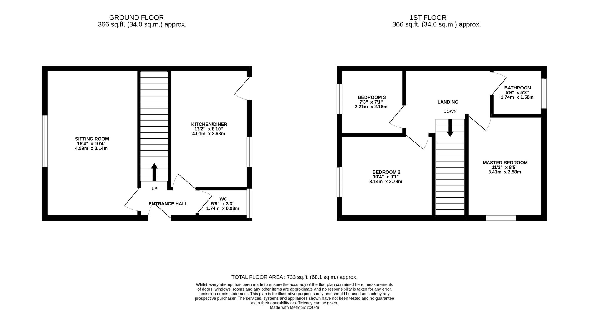 127 Camberwell Crescent, Wigan floorplan