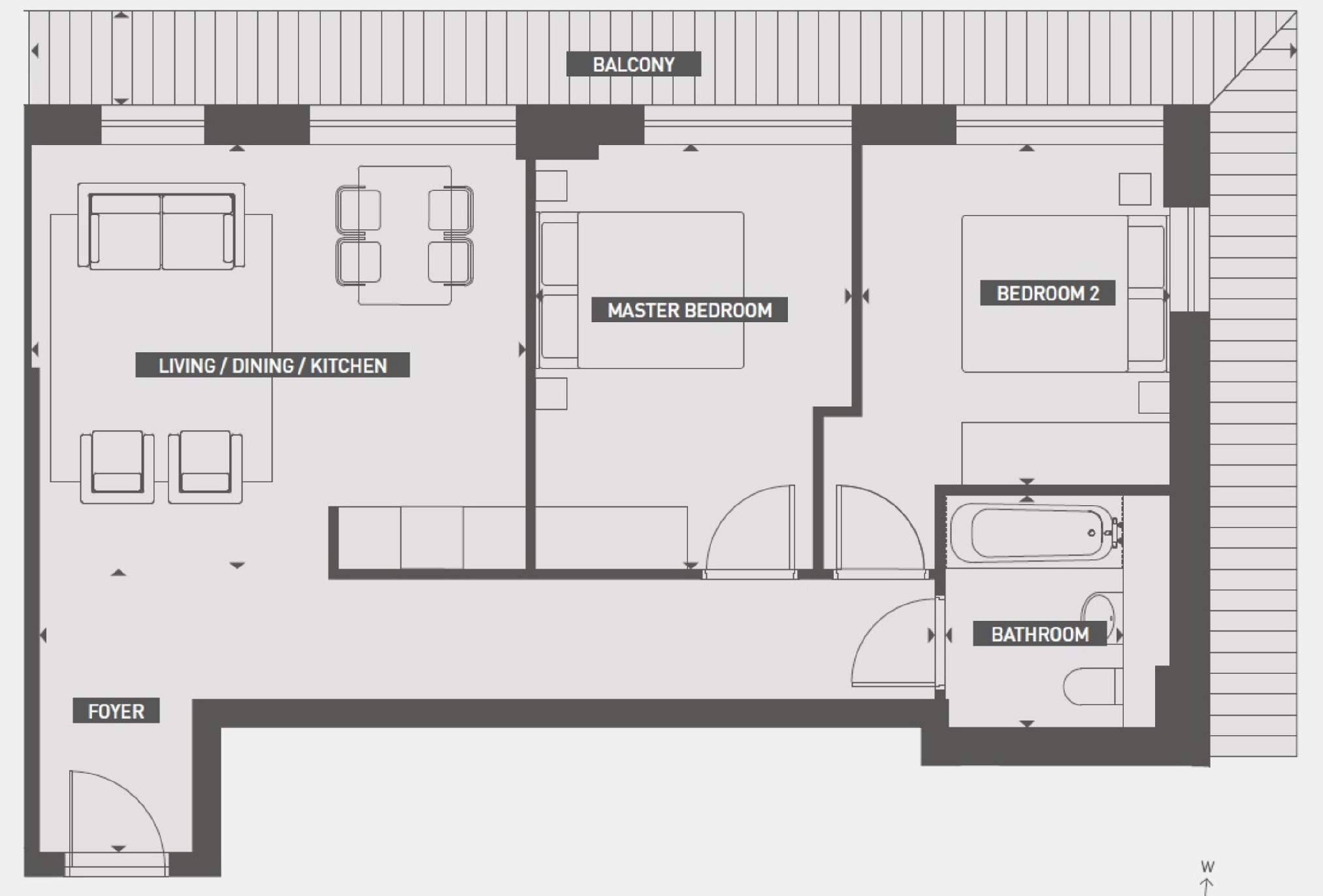 2 Bedrooms Flat to rent in 12-20 Dock Street, London E1