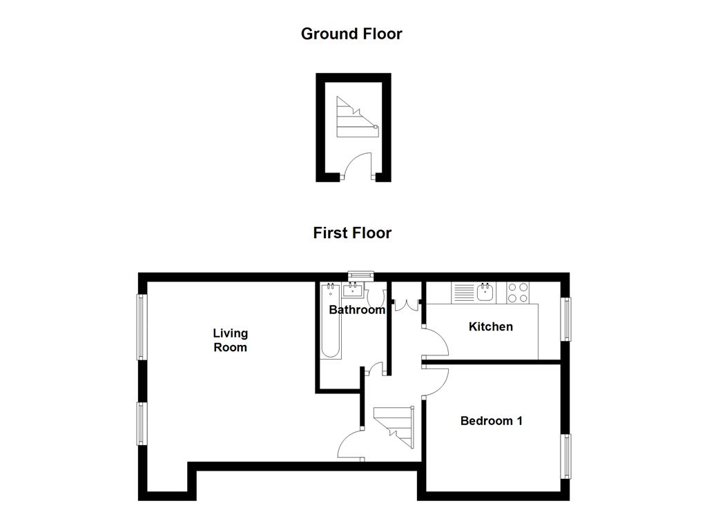 1 Bedrooms Maisonette to rent in Ashenden Walk, Tunbridge Wells TN2