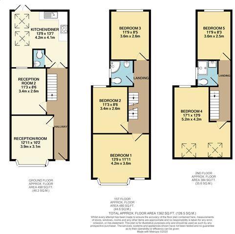 28, Wolsey Avenue, Walthamstow floorplan