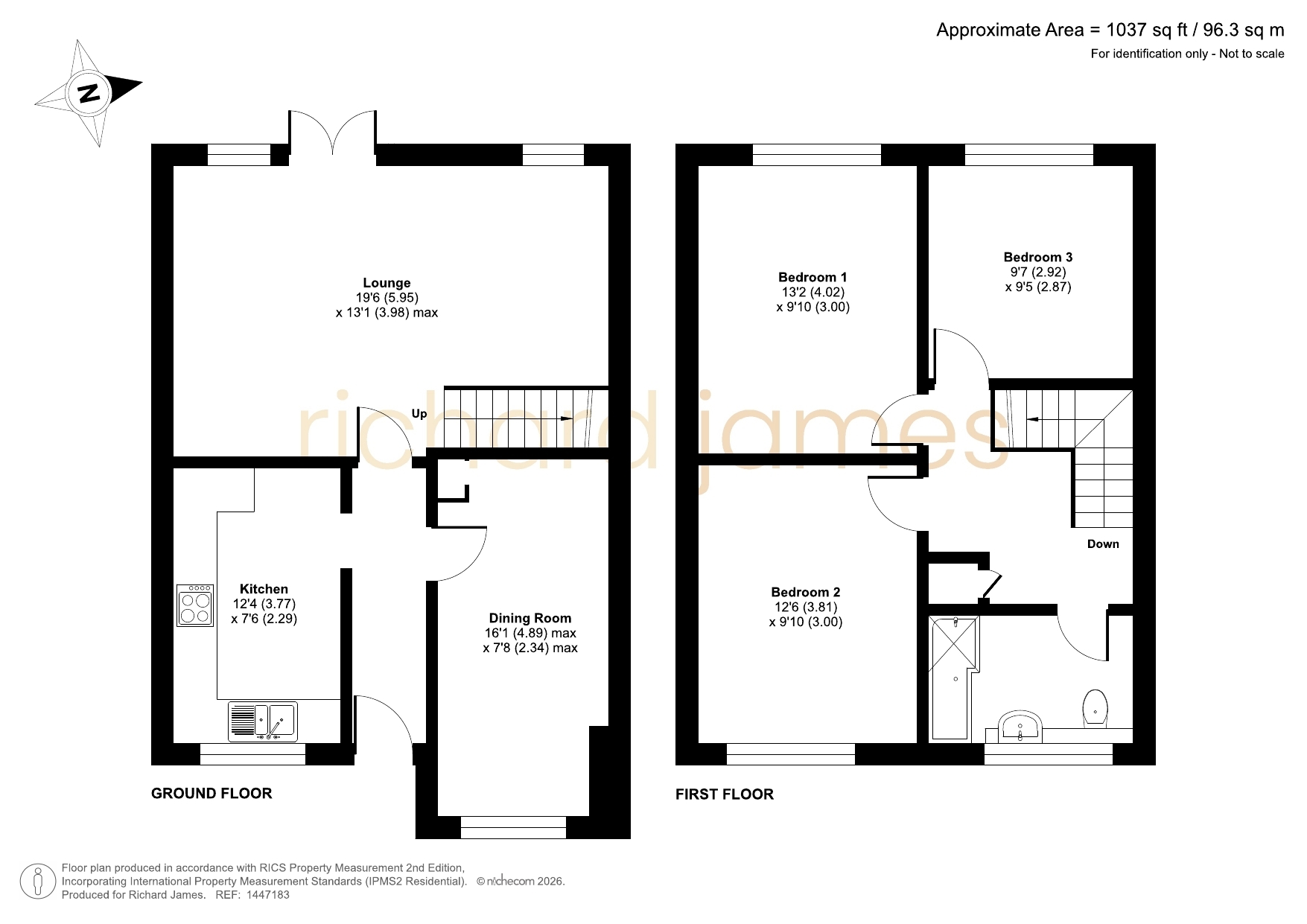 162, Ridge Nether Moor, Swindon floorplan