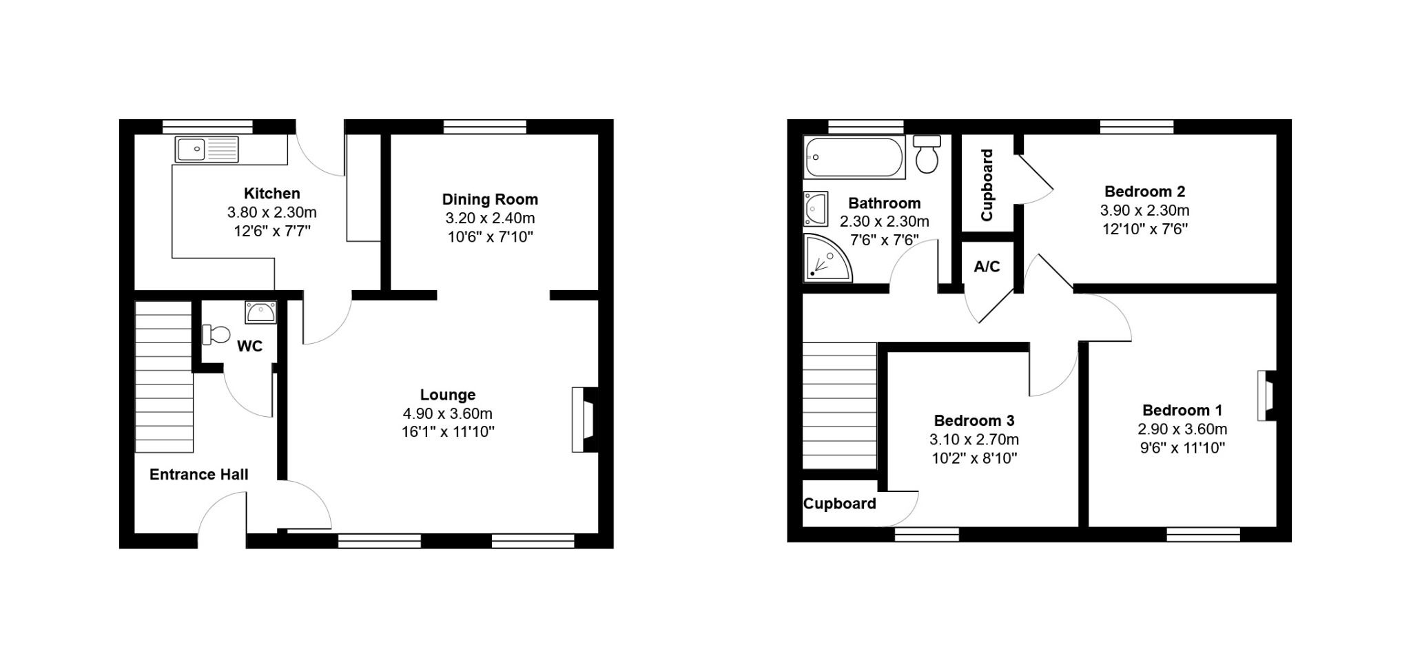 22 Sandy Lane, Fakenham, Norfolk floorplan