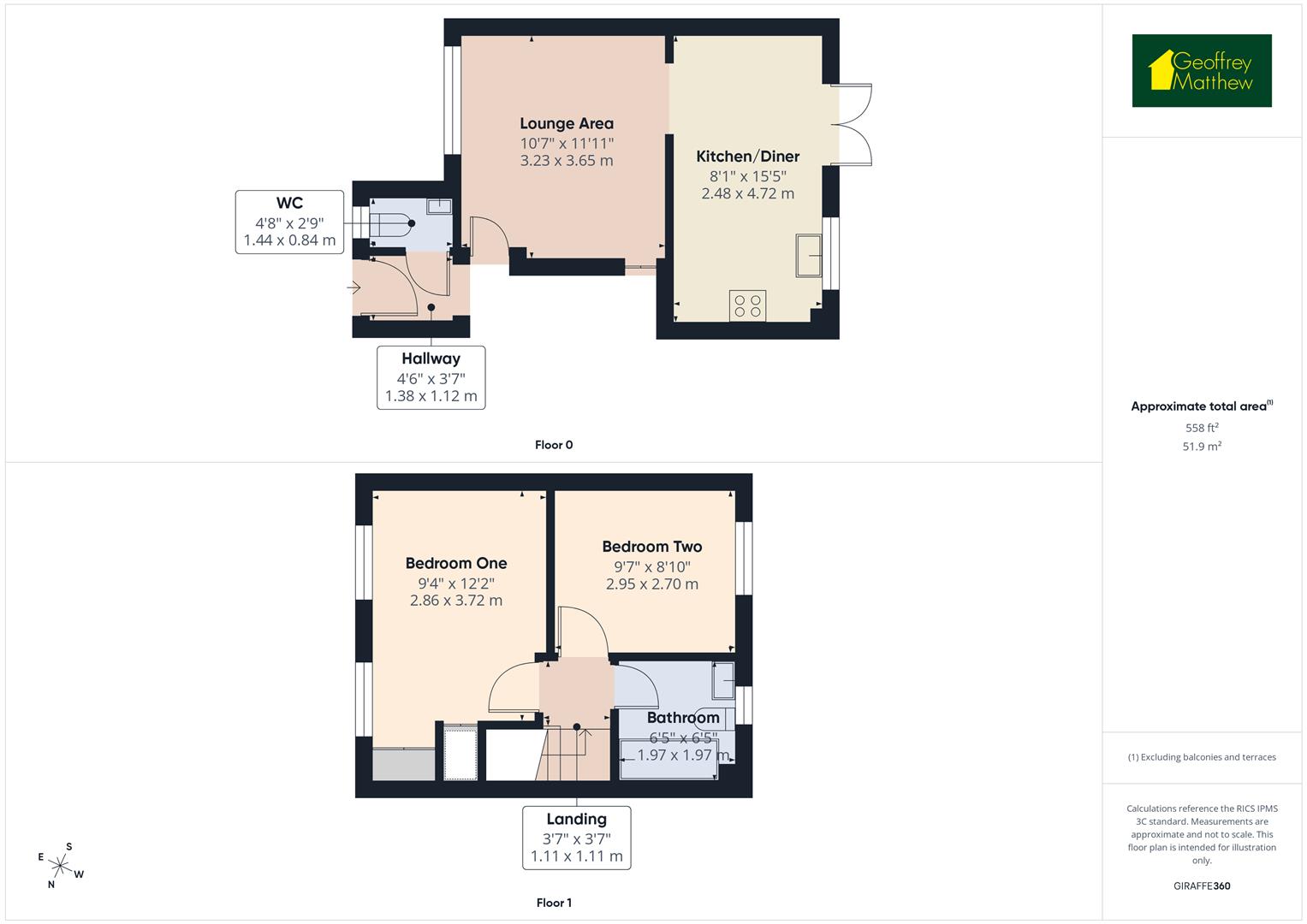 19, Grasmere, Great Ashby, Stevenage floorplan