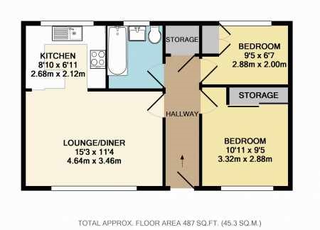 Kings Chase, East Molesey floorplan