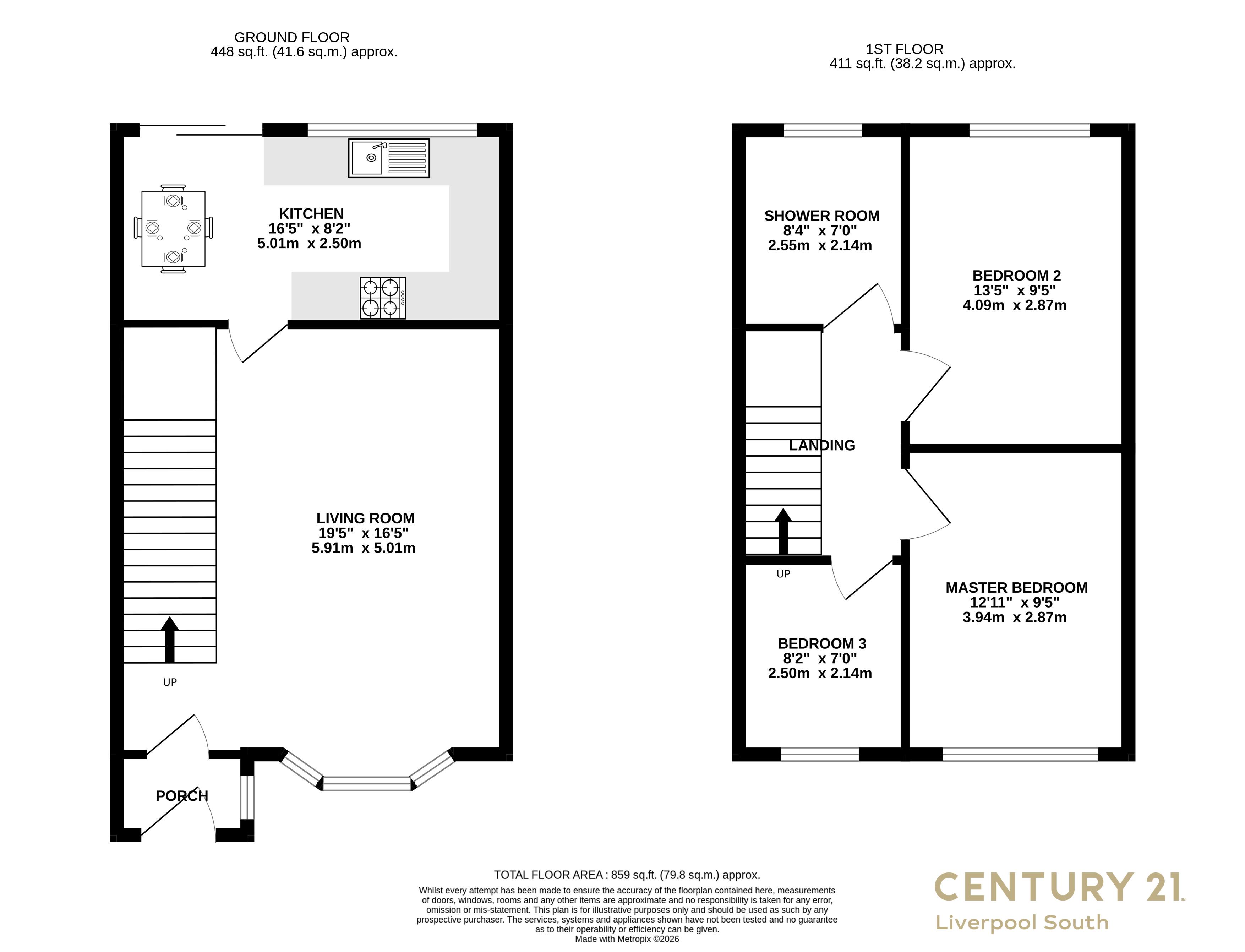 26, Selside Lawn, LIVERPOOL floorplan