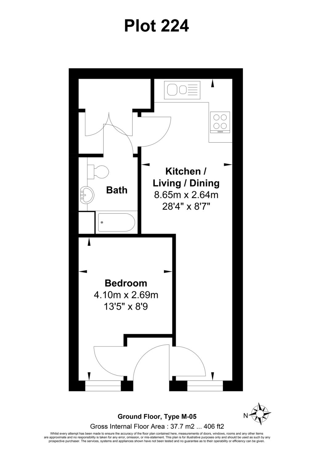 Copperhouse Green, Vauxhall Place, Dartford DA1, 1 bedroom flat for sale 58976702 PrimeLocation