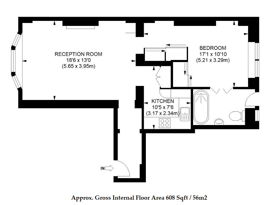 1 Bedrooms Flat to rent in Maida Vale, London W9