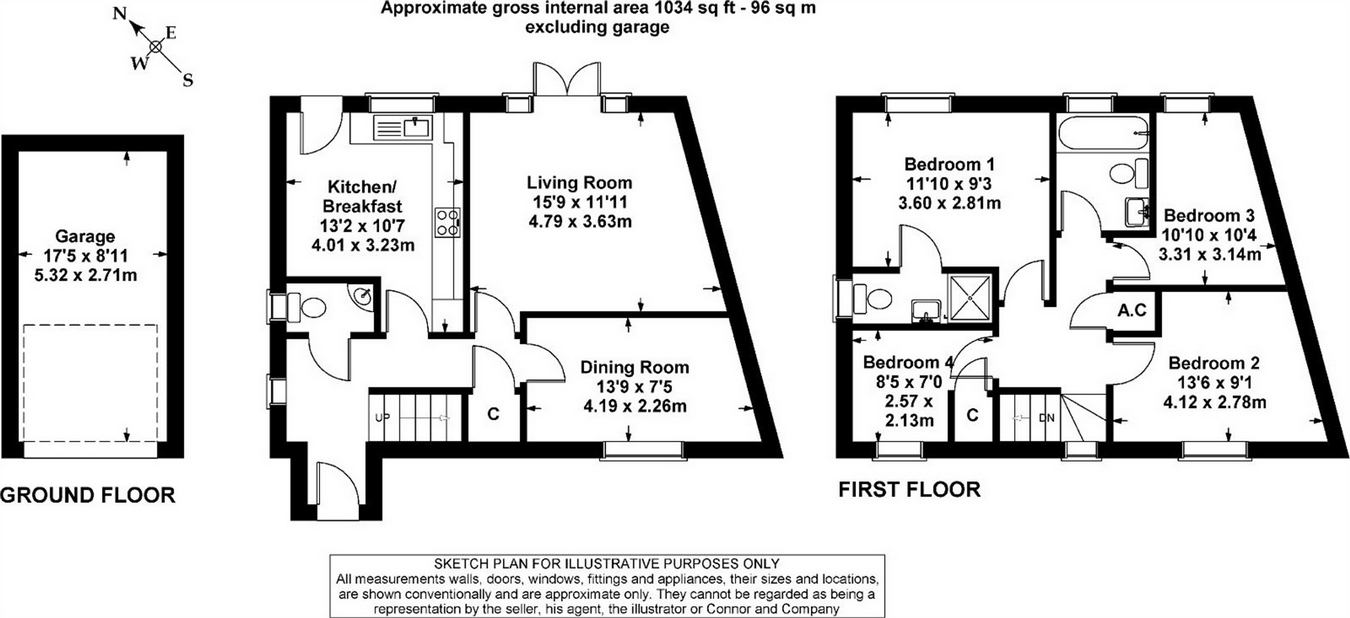 4 Bedrooms Semi-detached house for sale in Desert Orchid Road, Prestbury, Cheltenham GL52