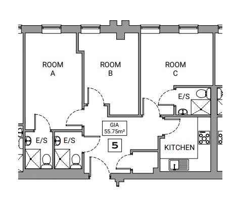 Beecroft Court, Cannock floorplan