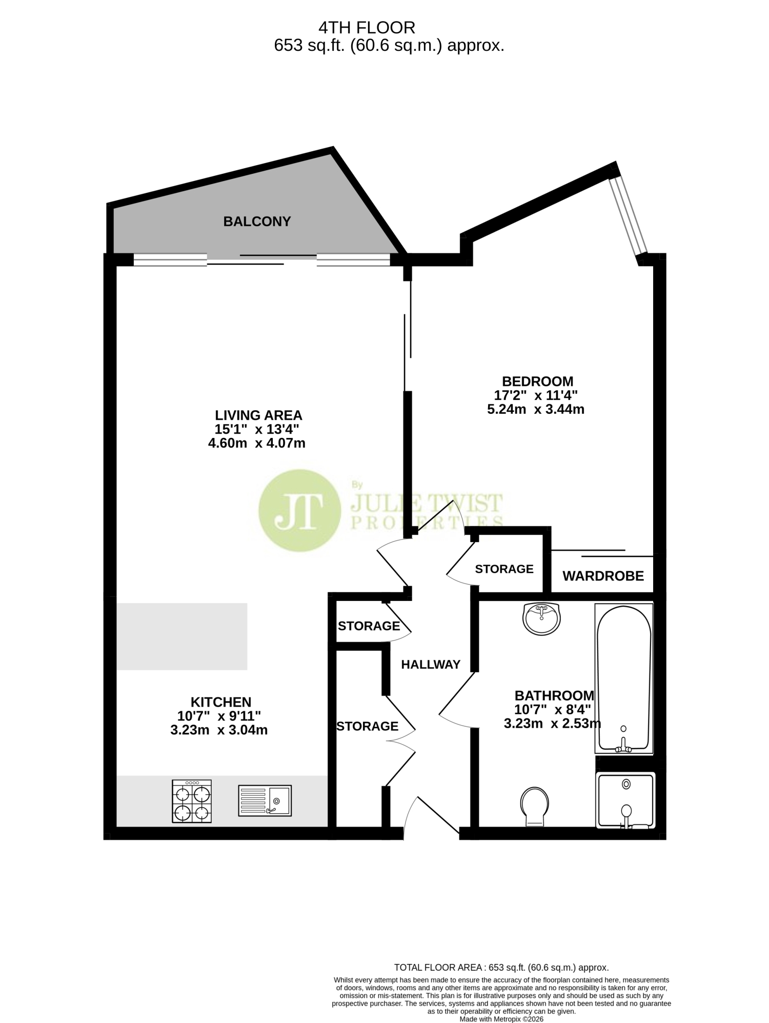 Apartment M C 404, Royal Mills, 16 Jersey Street, Manchester floorplan