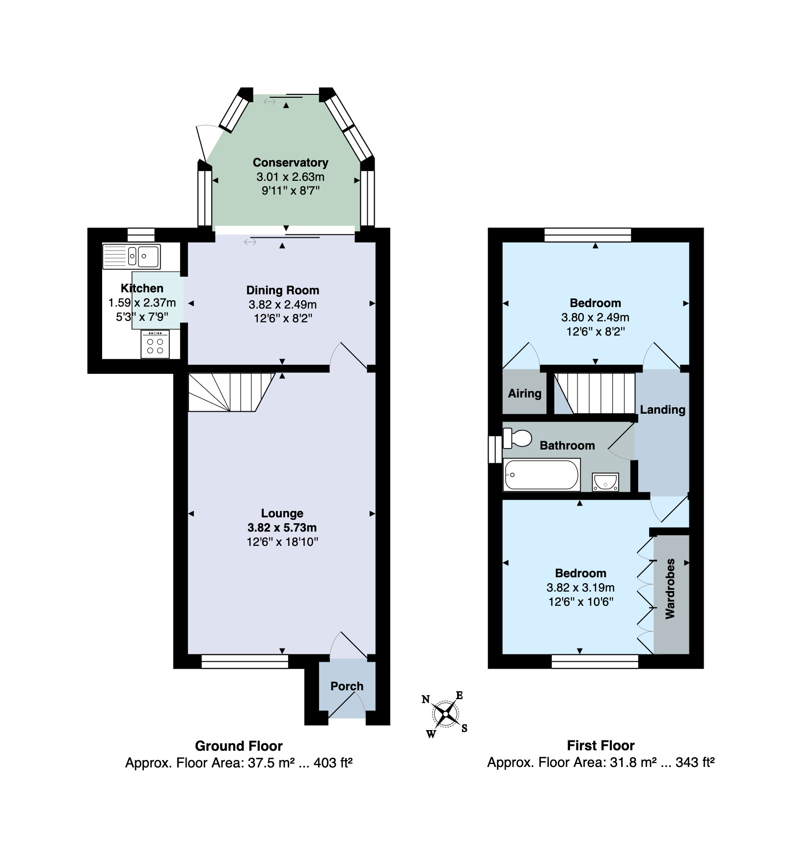 4, Little Week Road, Dawlish floorplan