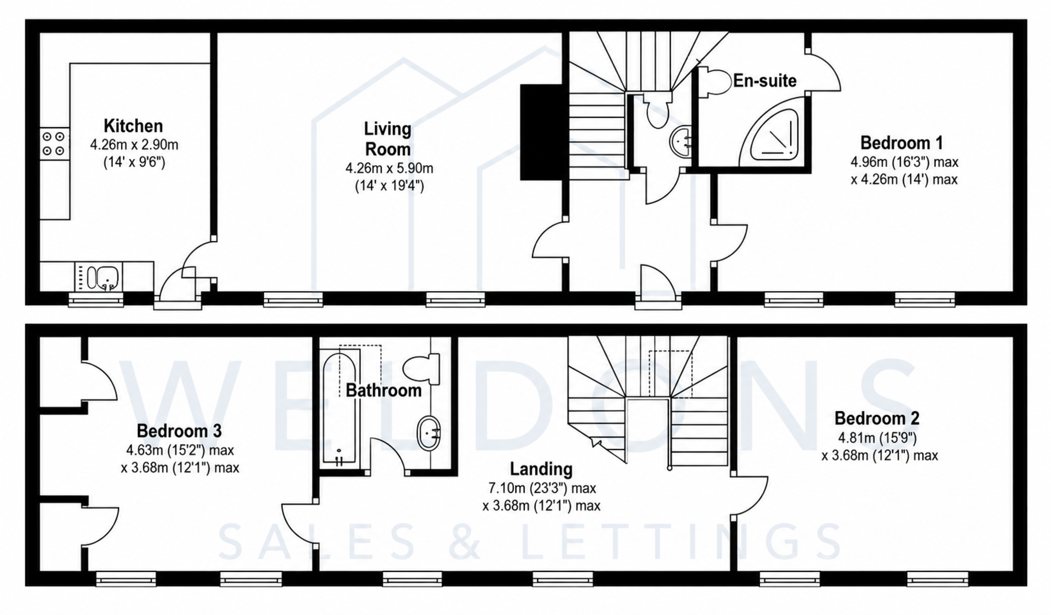 1 Magdalene Cottage, Templecombe floorplan
