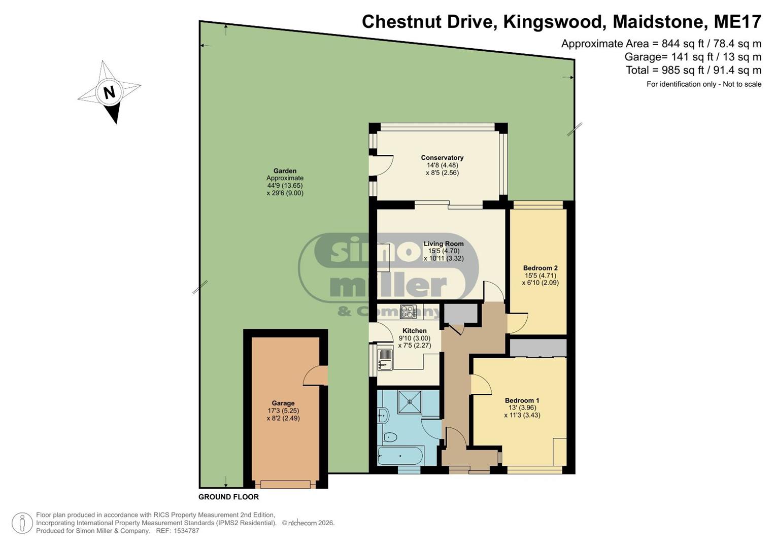 42, Chestnut Drive, Maidstone floorplan