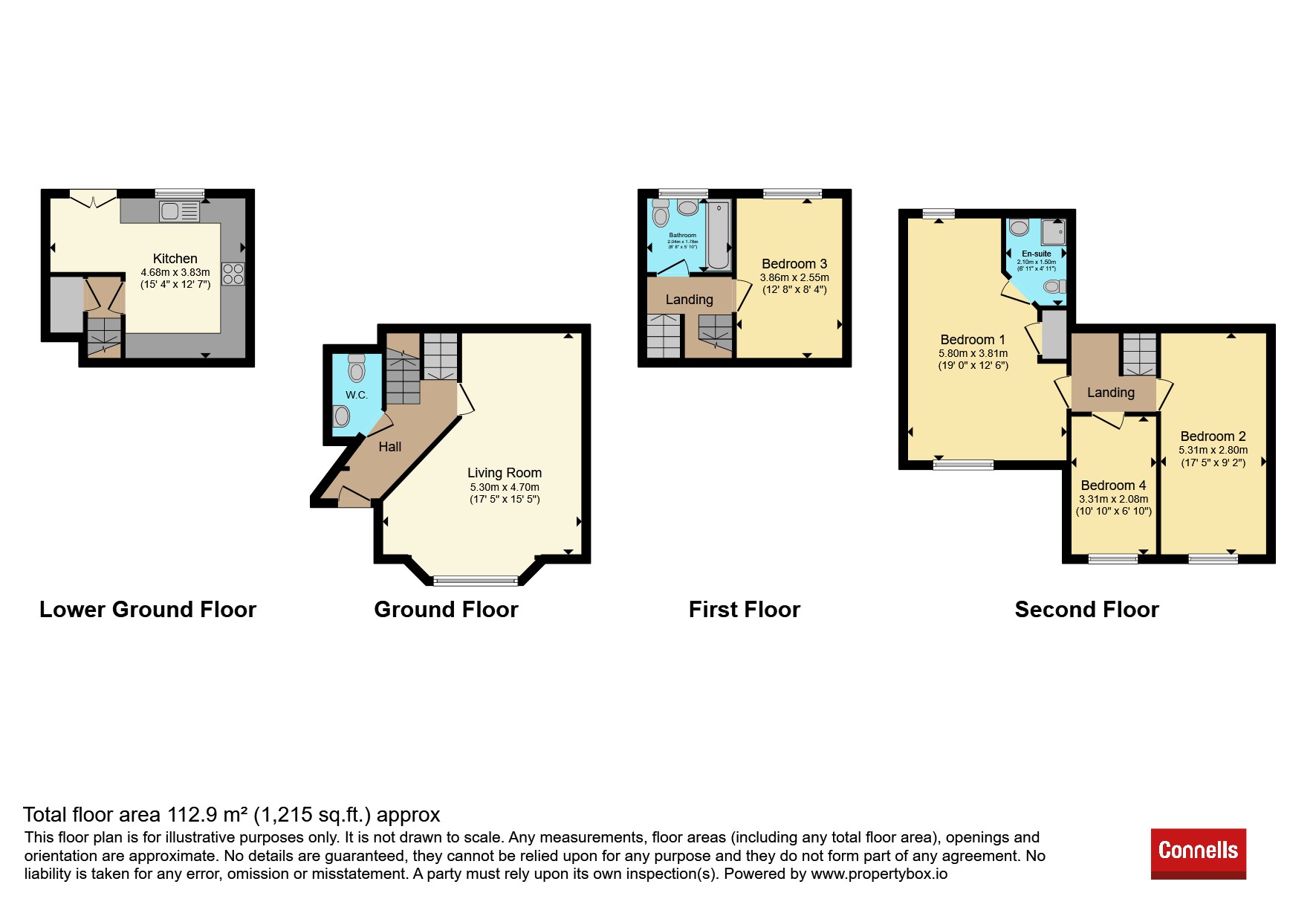 141, Sunderton Road, Birmingham floorplan