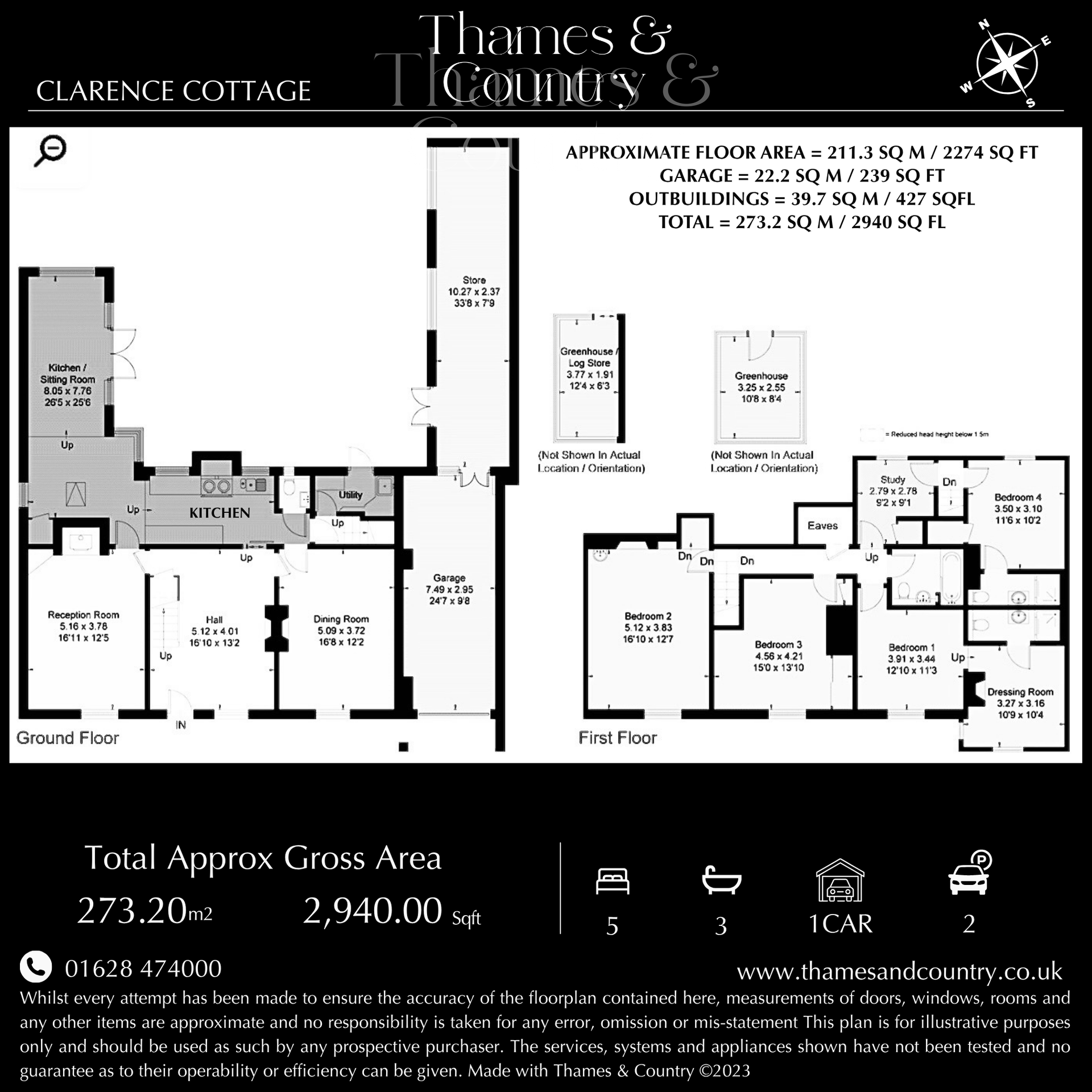 Clarence Cottage, Bourne End floorplan