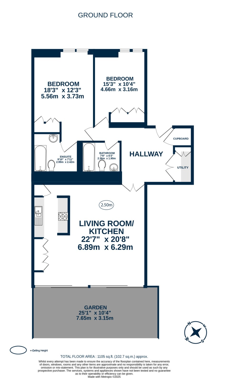 Apartment C1 Montevetro, 100, Battersea Church Road, London floorplan
