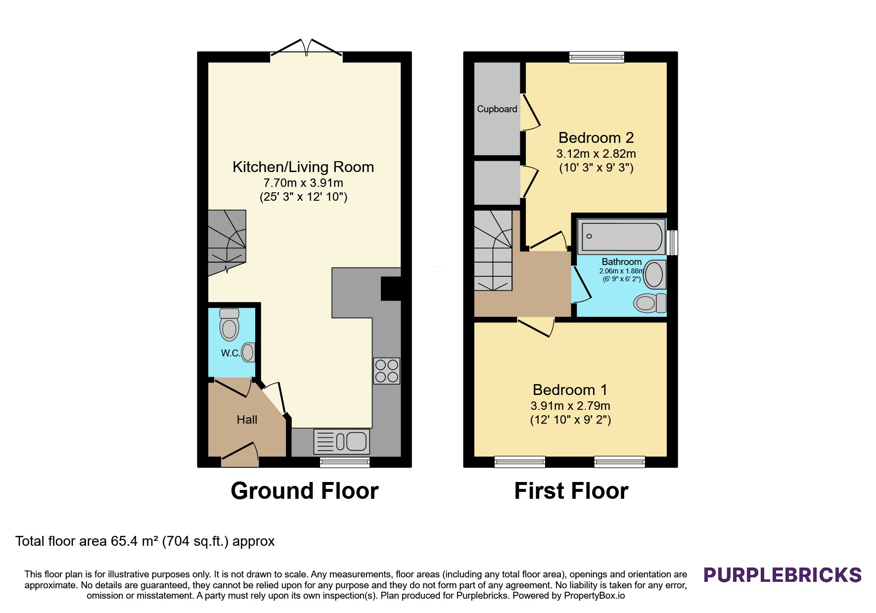 9, Alfred Close, Cullompton floorplan