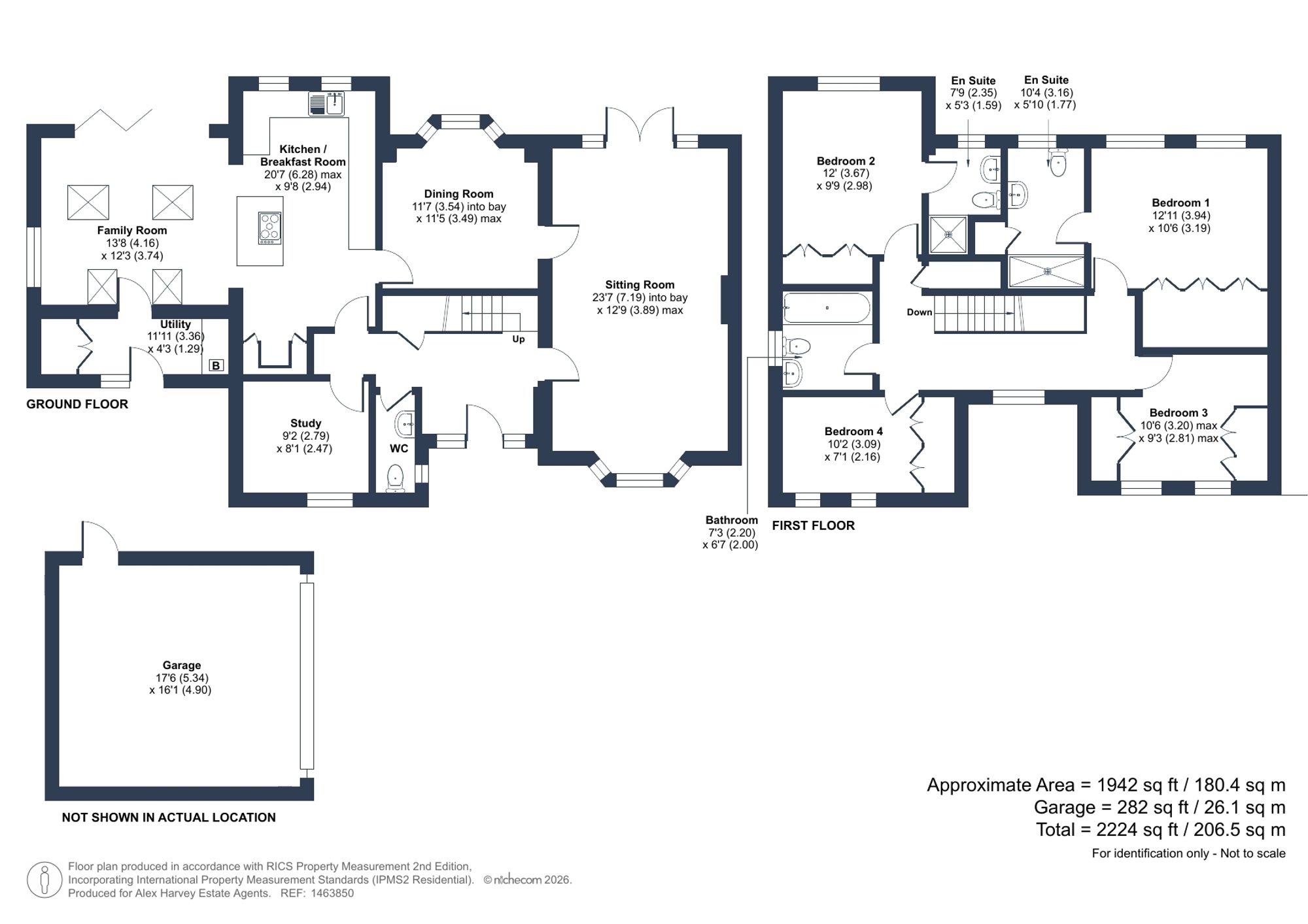40 Masons Way, Pulborough floorplan