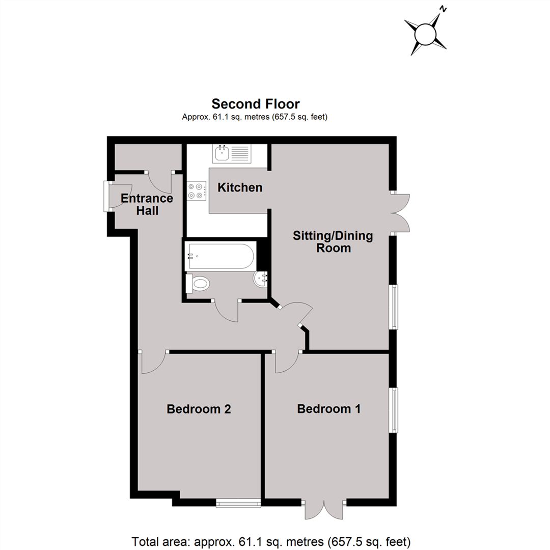 2 Bedrooms Flat for sale in Wicketts End, Whitstable CT5