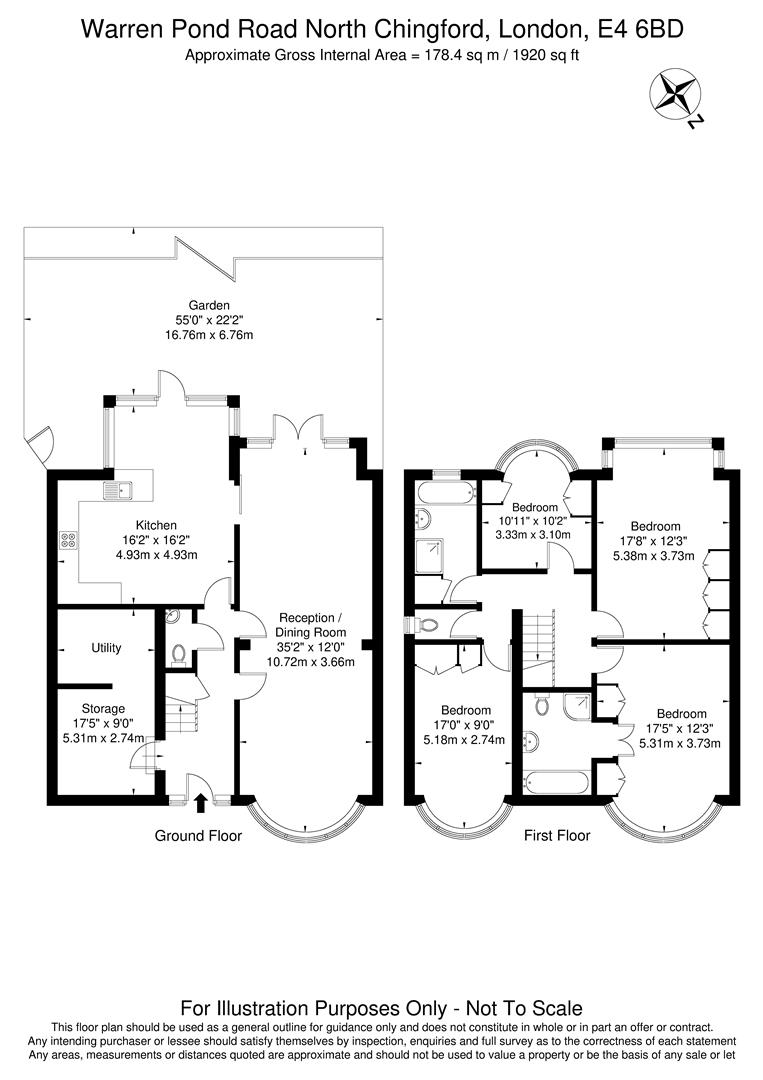 2, Warren Pond Road, London floorplan