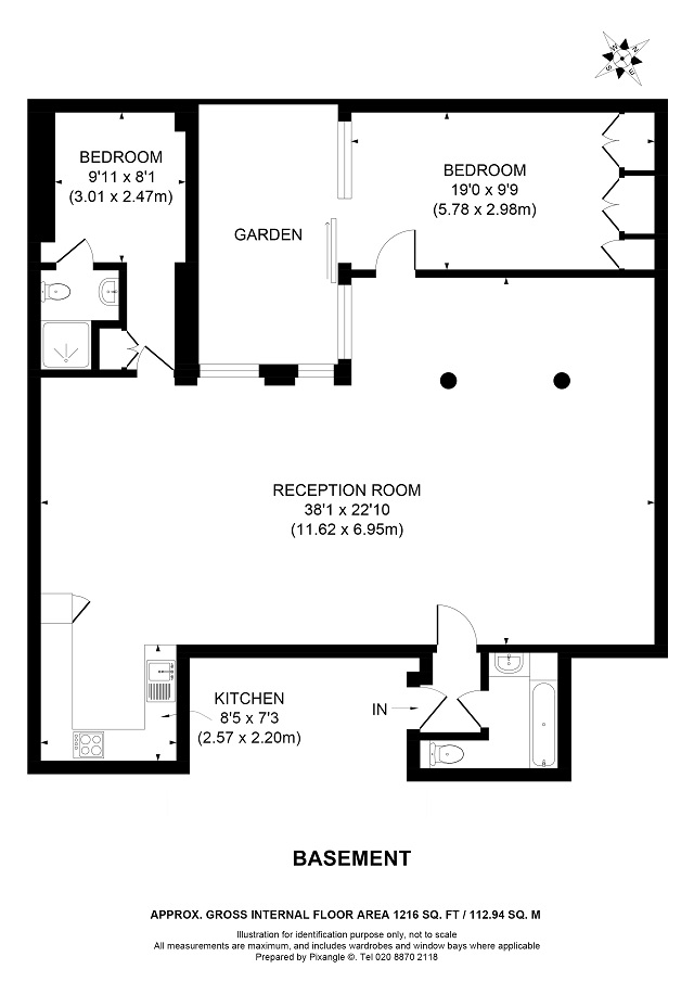 2 Bedrooms Flat to rent in Wandsworth Road, London SW8