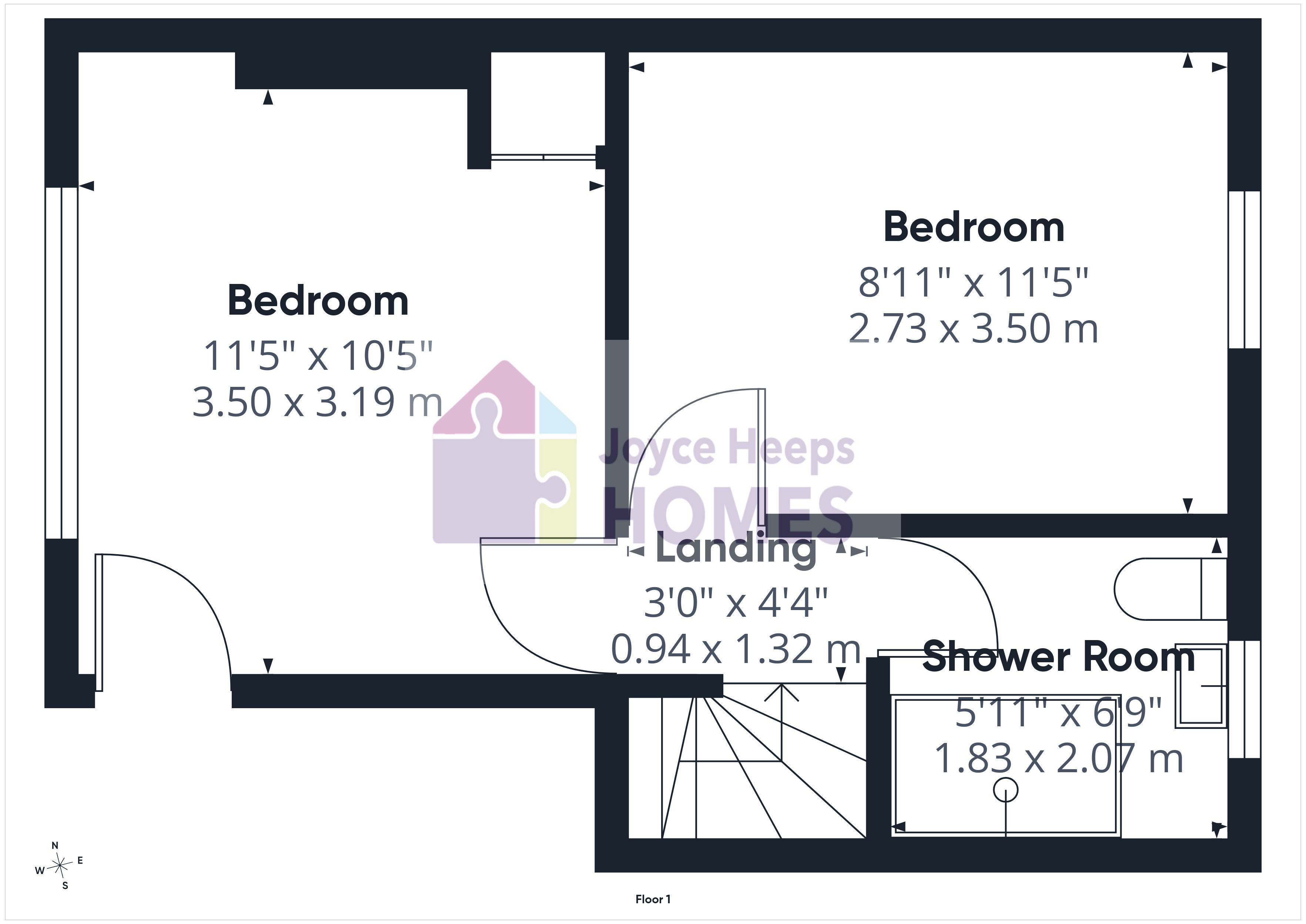 17, Eckford Street, Shettleston, Glasgow floorplan