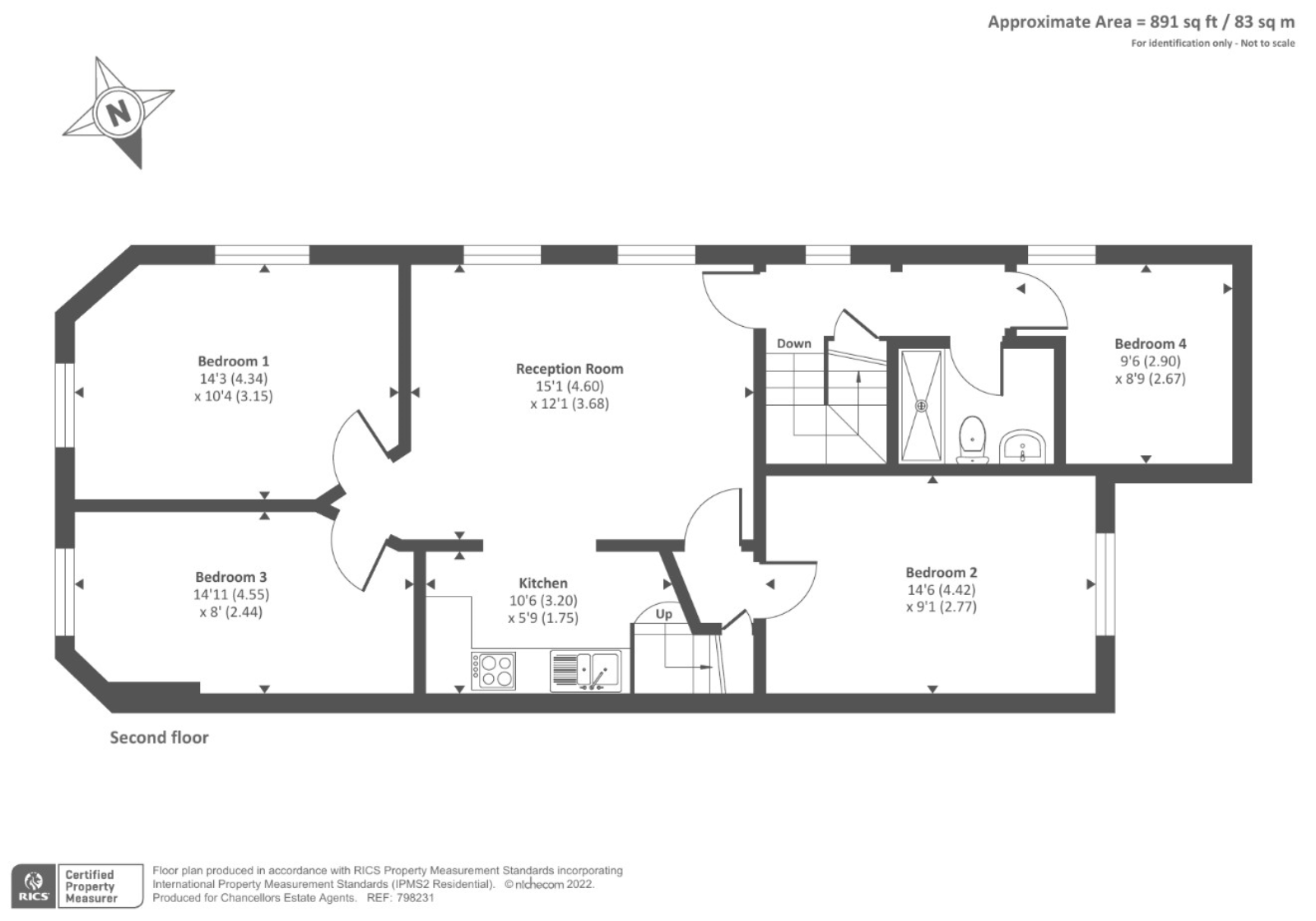 81 B, 81, High Street, Witney floorplan