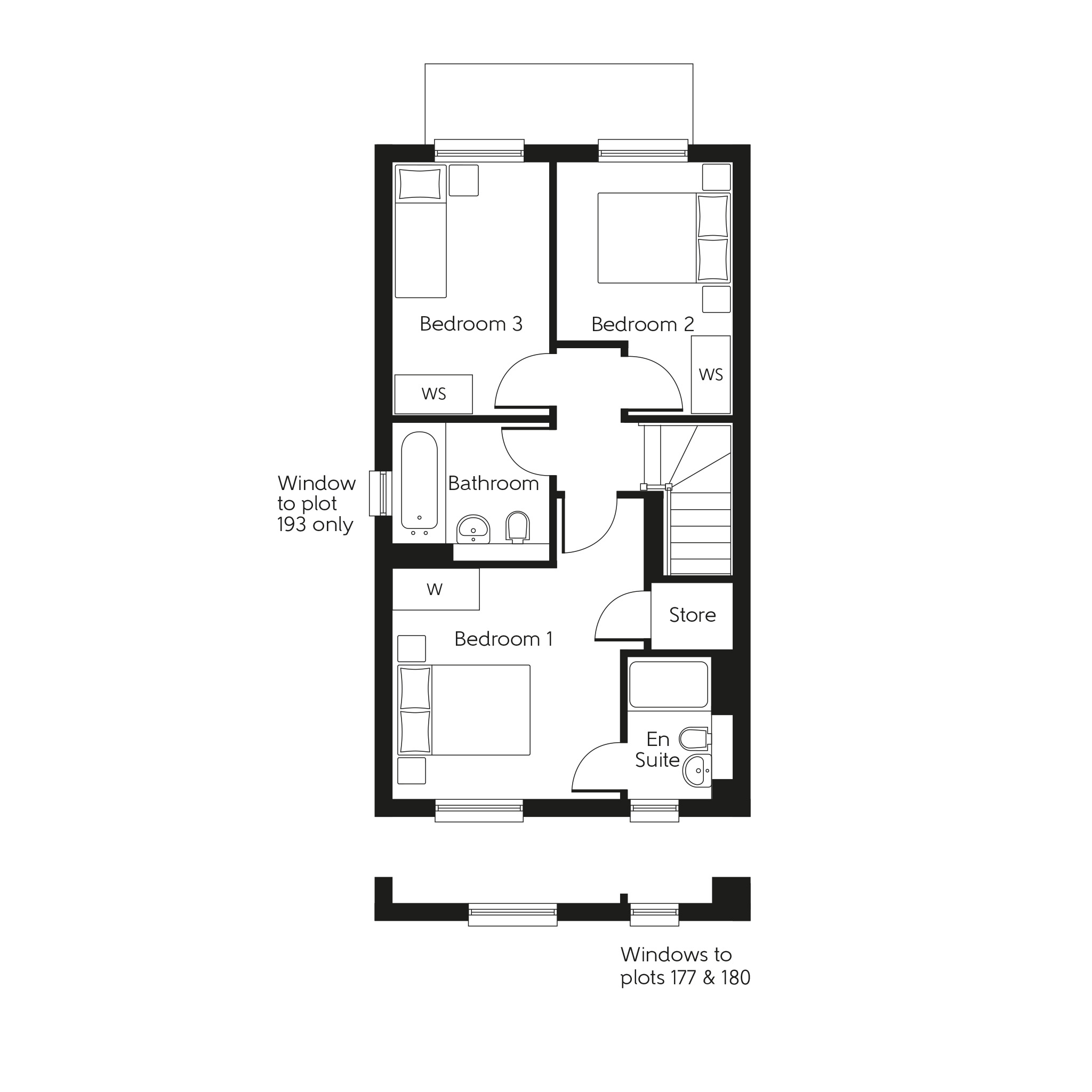 195, Washmill Gardens, Northfleet floorplan
