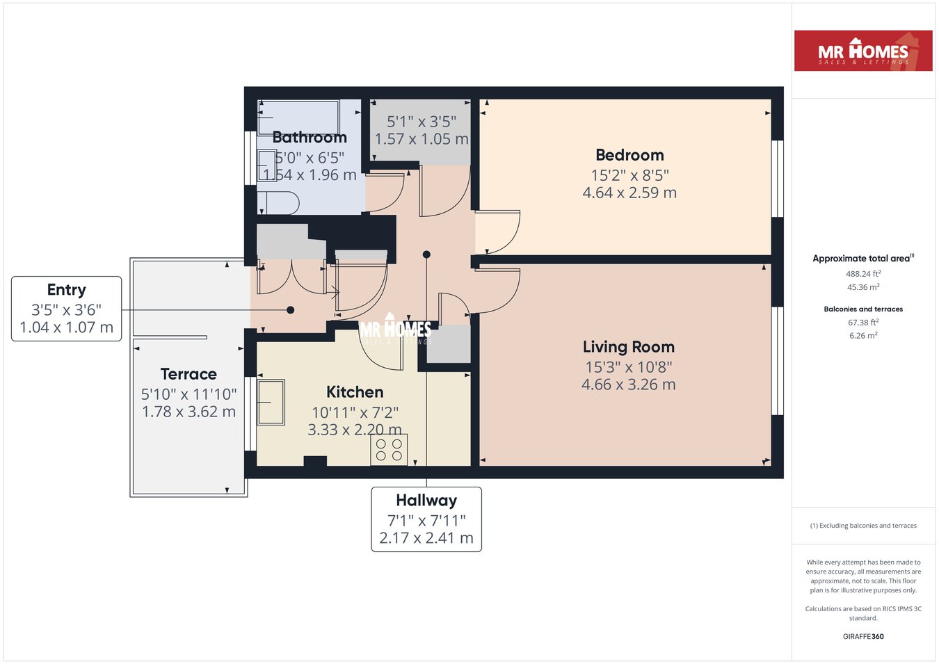 Flat 12, Hewell Court, Cardiff floorplan