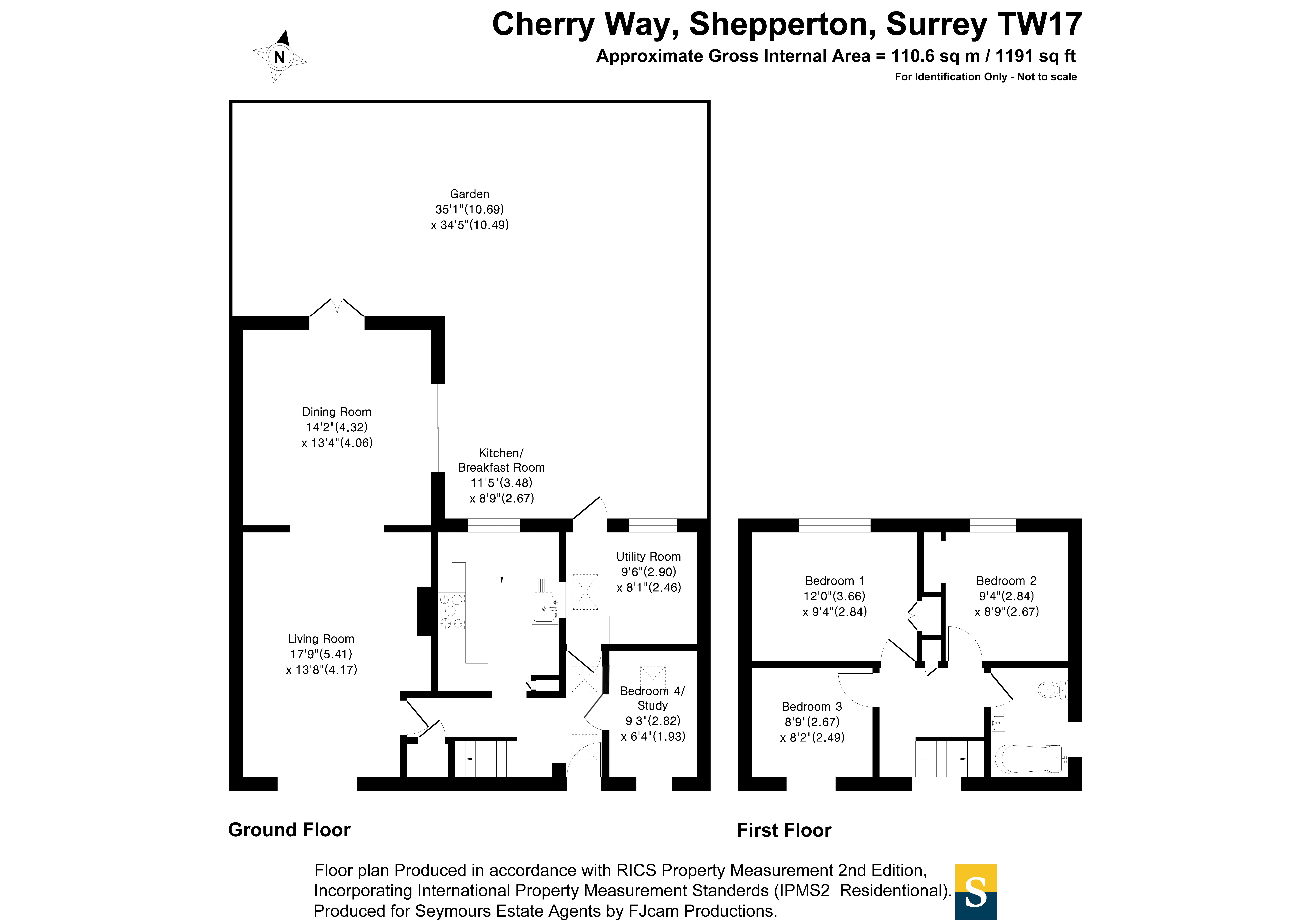 17, Cherry Way, Surrey floorplan