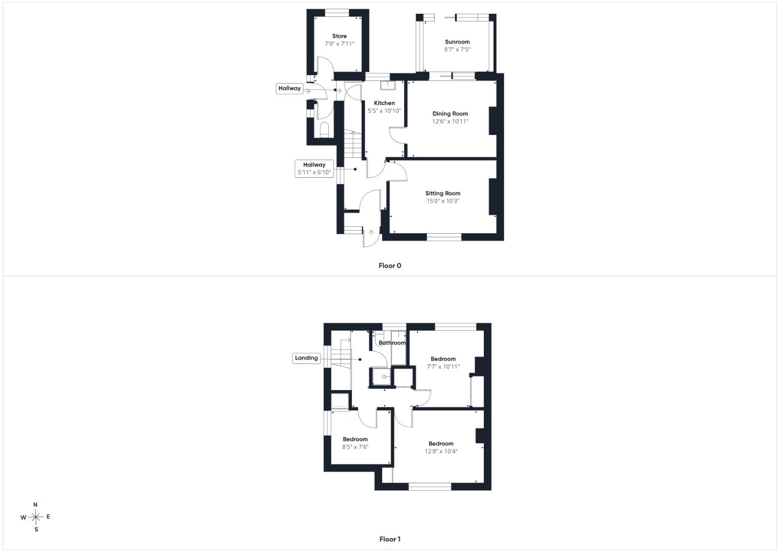 47, Abbots Walk, Ashford floorplan