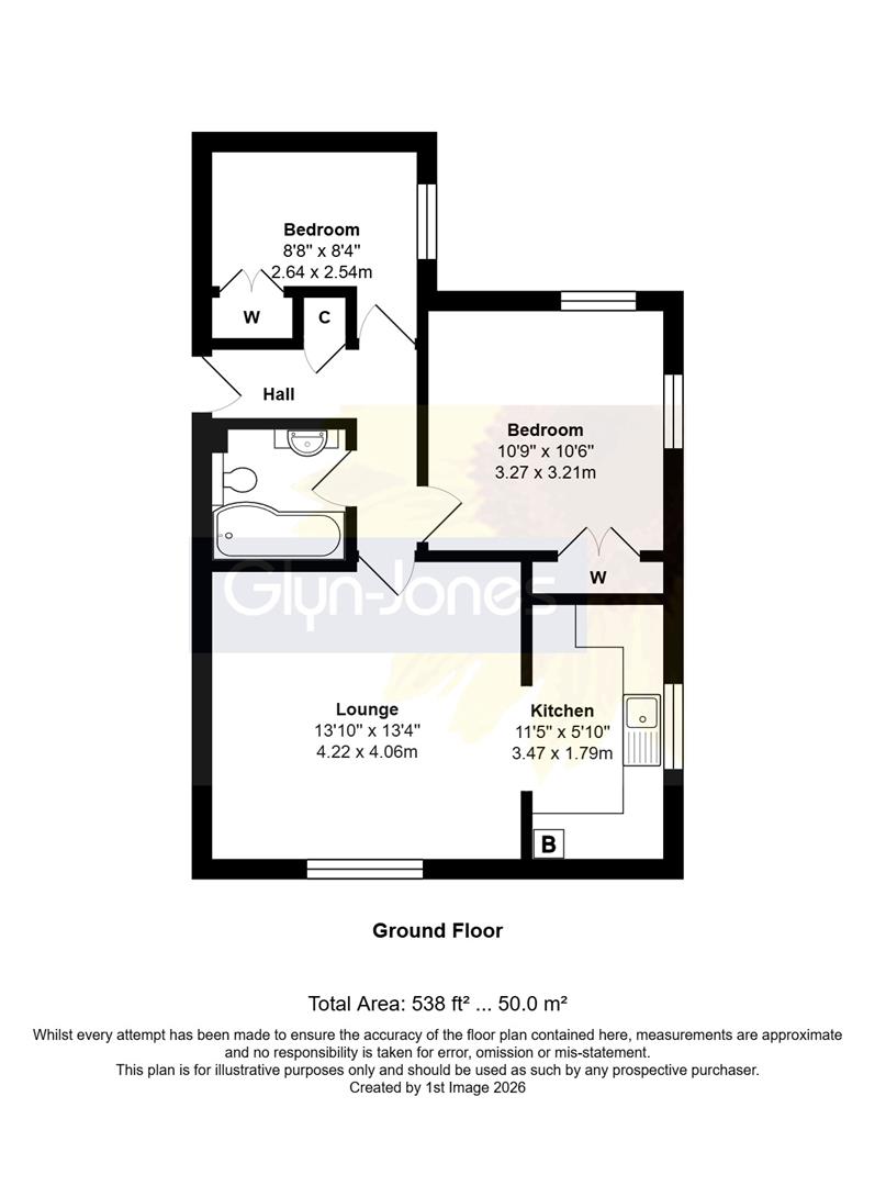 7 Madehurst Court, Gloucester Road, Littlehampton floorplan