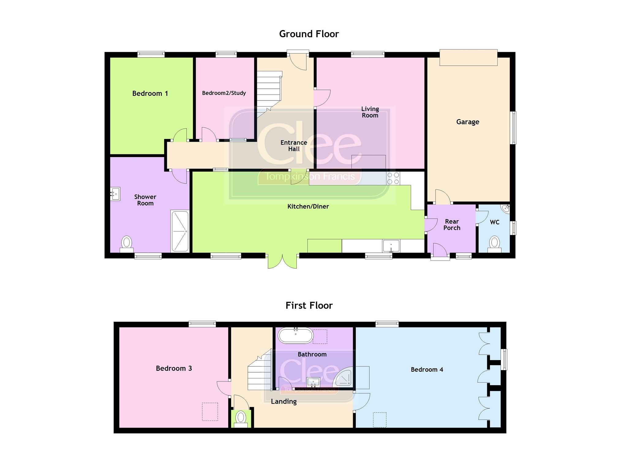 Blaengorlech Fach, Gwernogle, Carmarthen floorplan