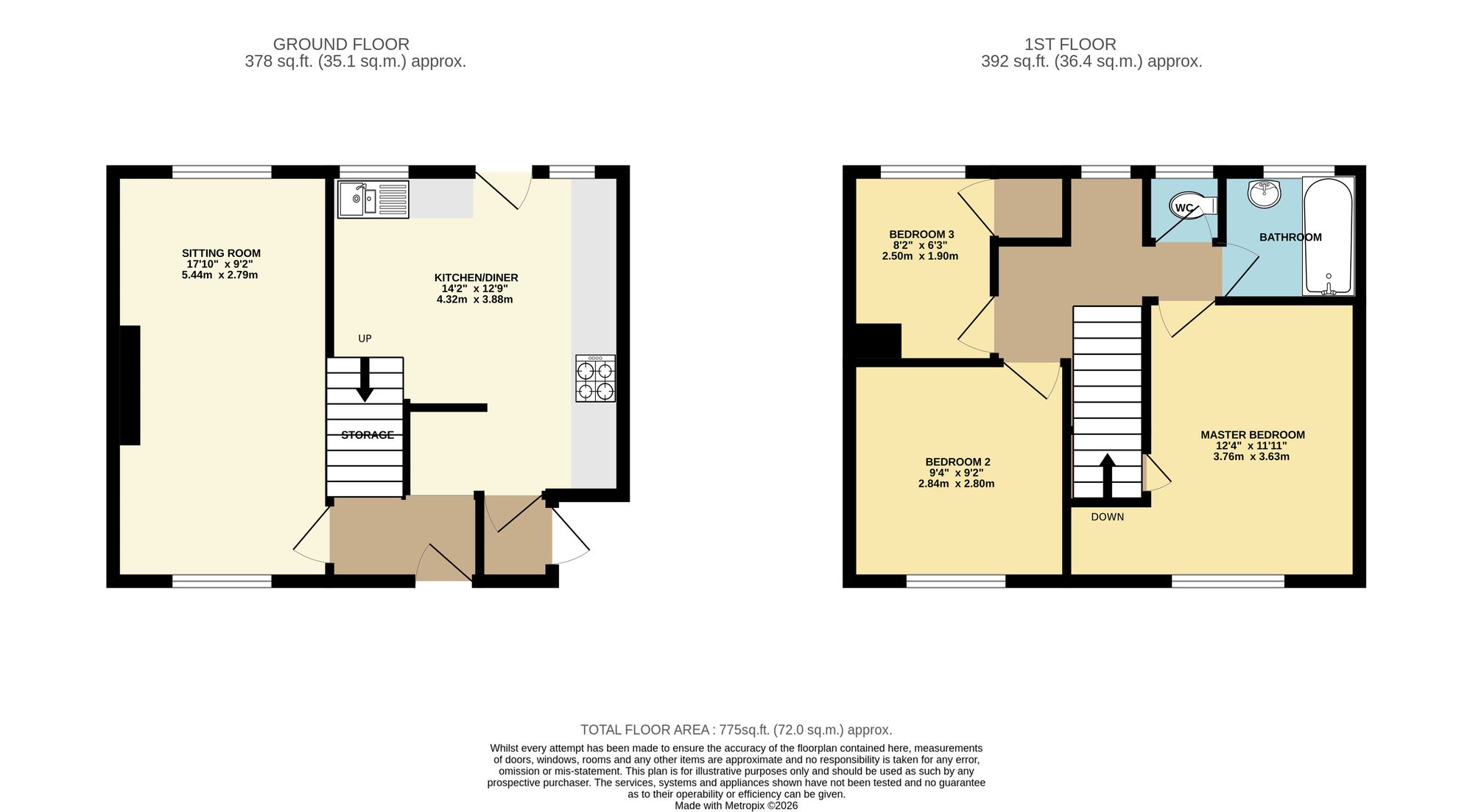 35 Chapelfields Road, York floorplan
