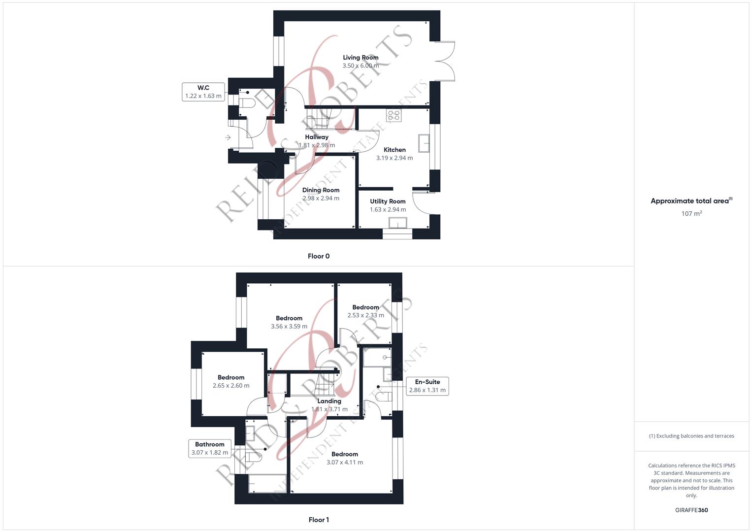 12, Yr Aber, Holywell floorplan