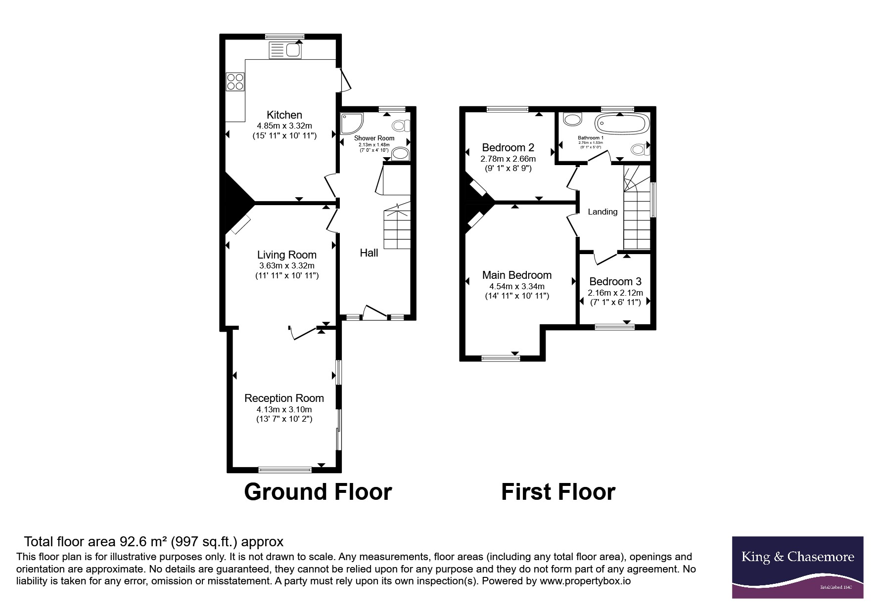 16, Bonnar Road, Chichester floorplan