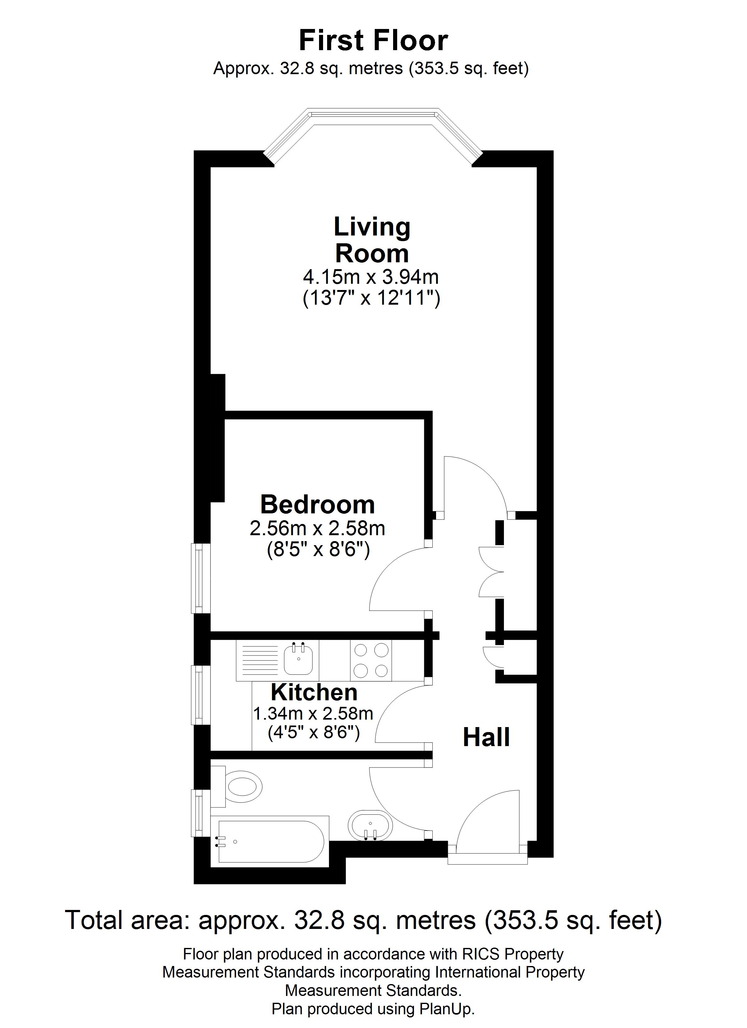 3, Flat,289 Holmesdale Road, London floorplan