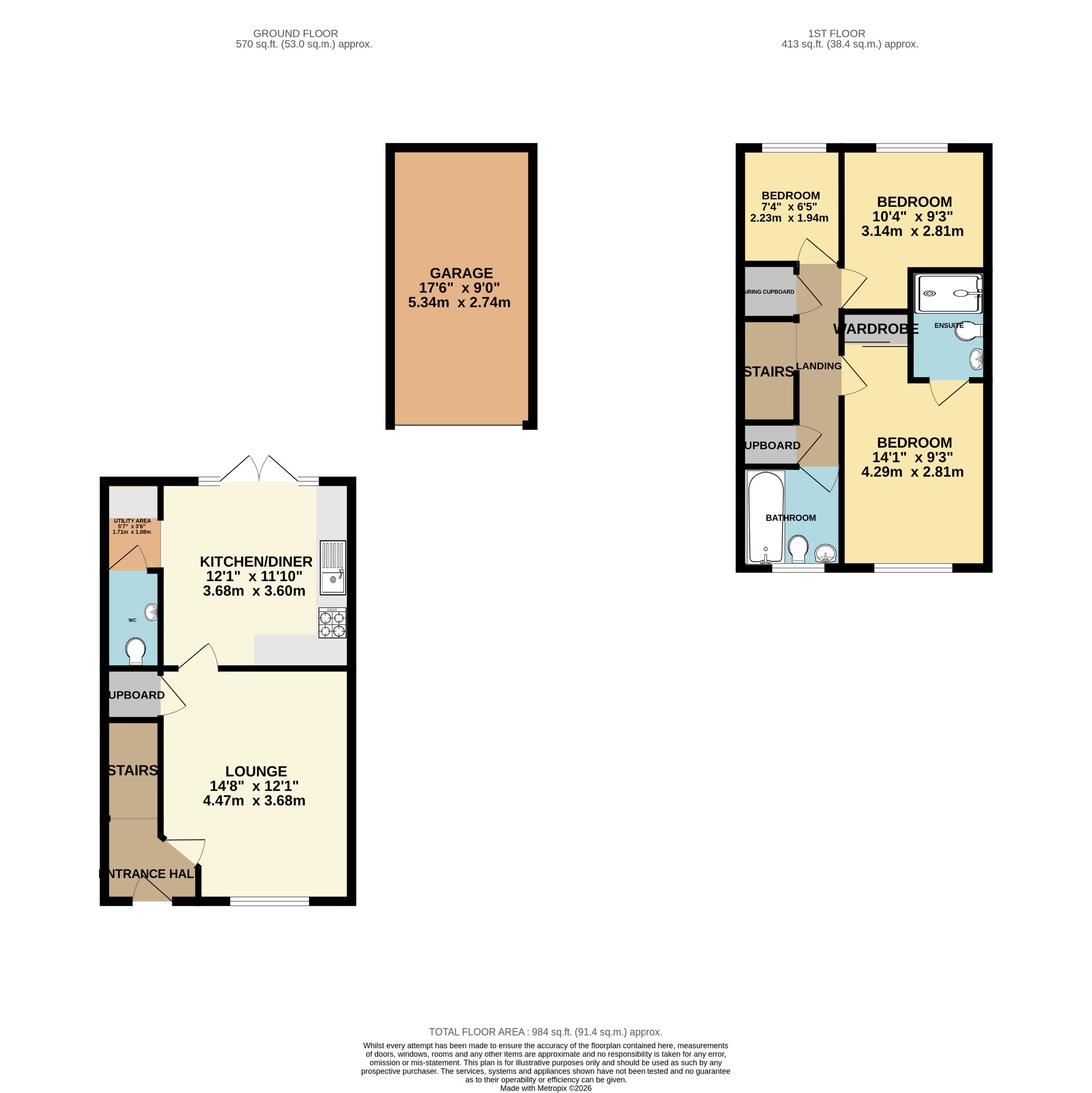 68 Sneyd Wood Road, Cinderford floorplan