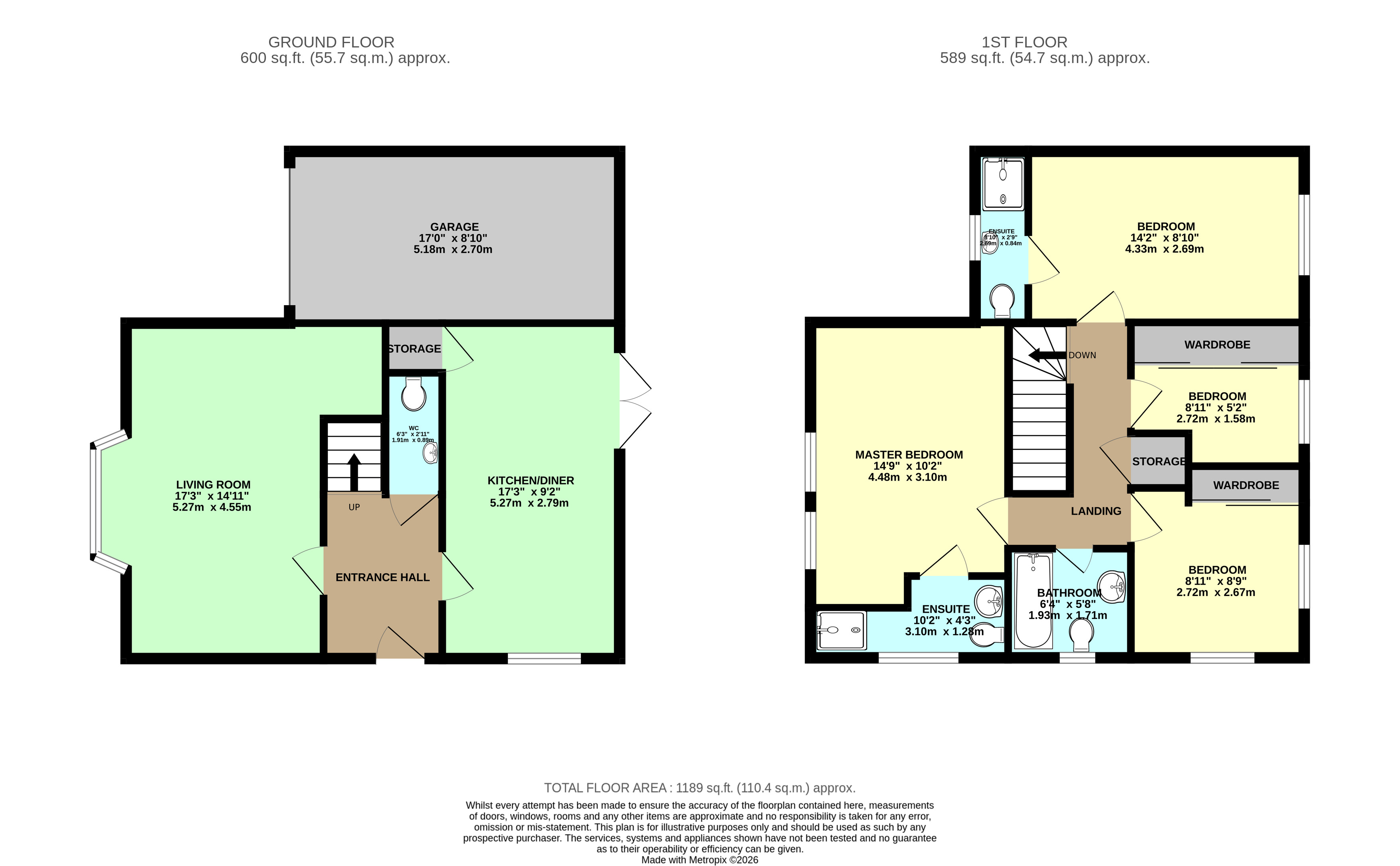 31, Lincoln Close, Doncaster floorplan