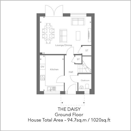 Darnel Avenue Chestfield, Whitstable floorplan