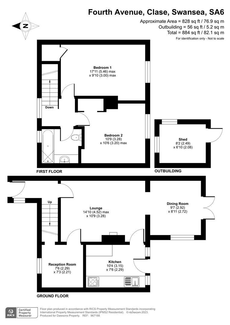 10, Fourth Avenue, Swansea floorplan