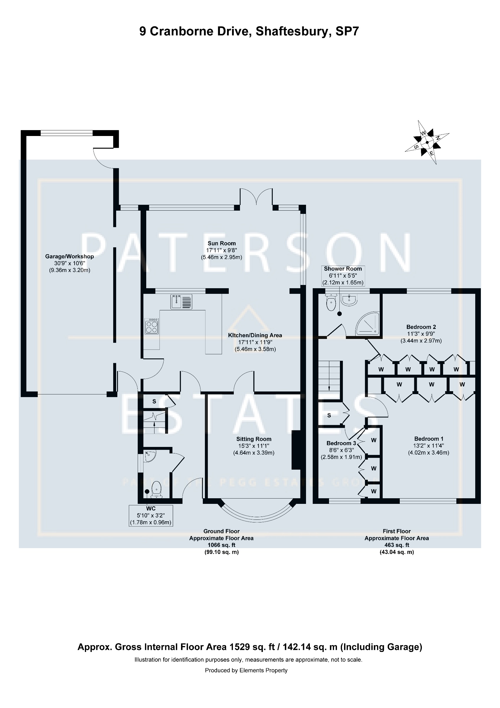 9 Cranborne Drive, Shaftesbury floorplan