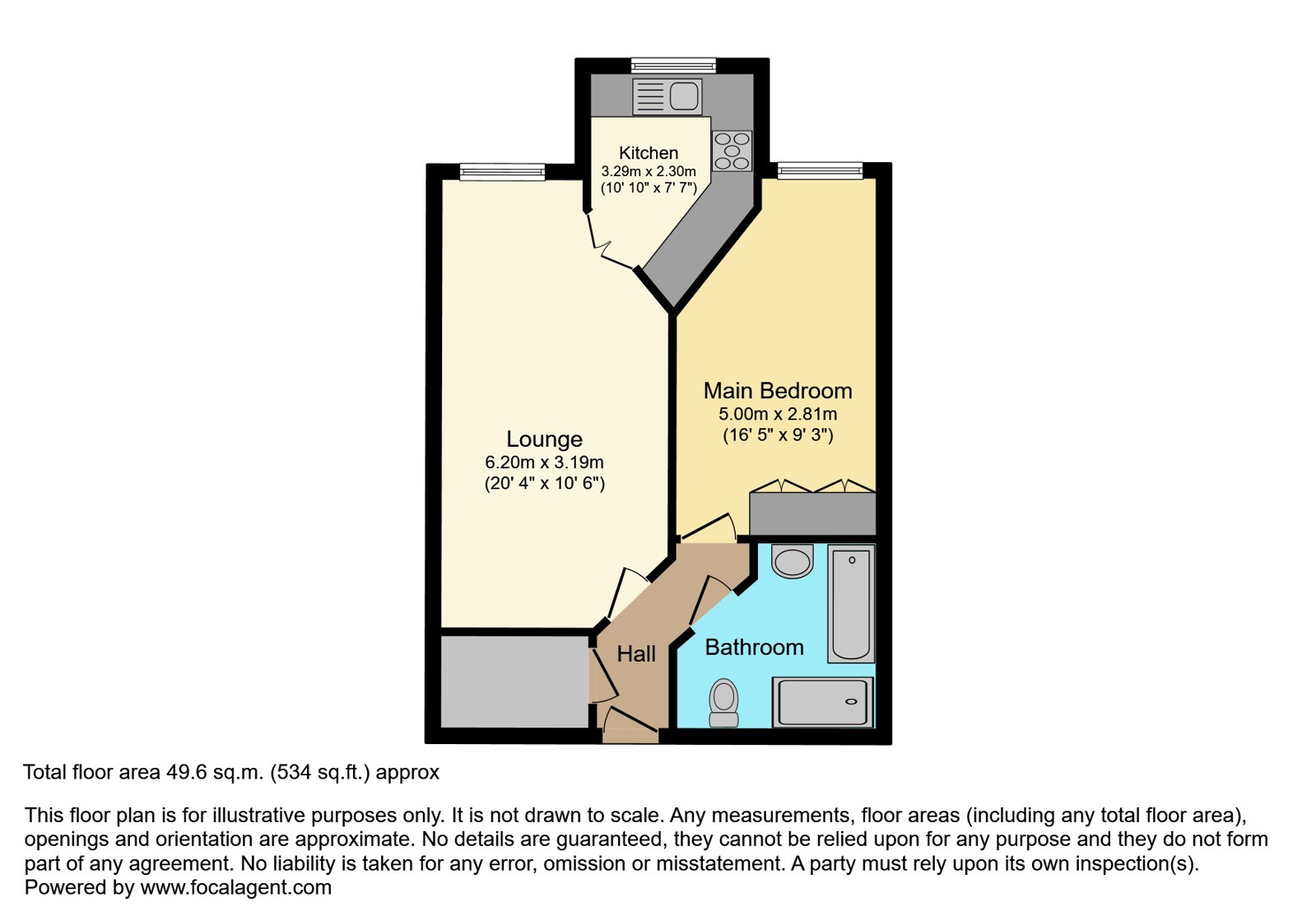 45, Castle Court (Tonbridge), Tonbridge floorplan