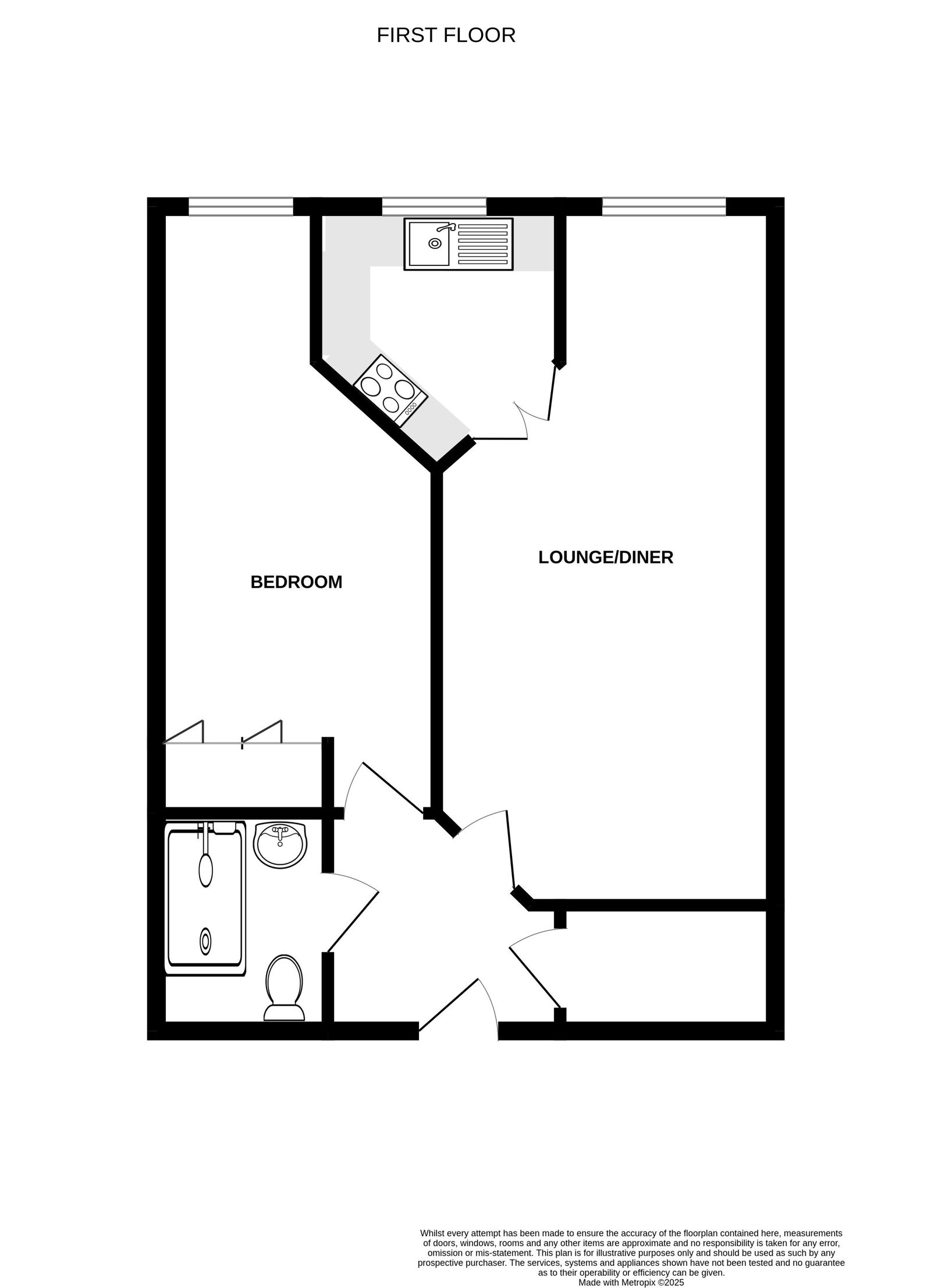 Flat 23 Orcombe Court, Littleham Road, Devon floorplan