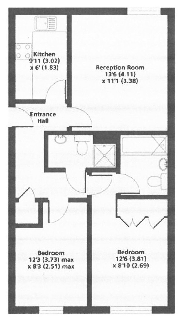 2 Bedrooms Flat to rent in Summit Court, Moon Lane EN5