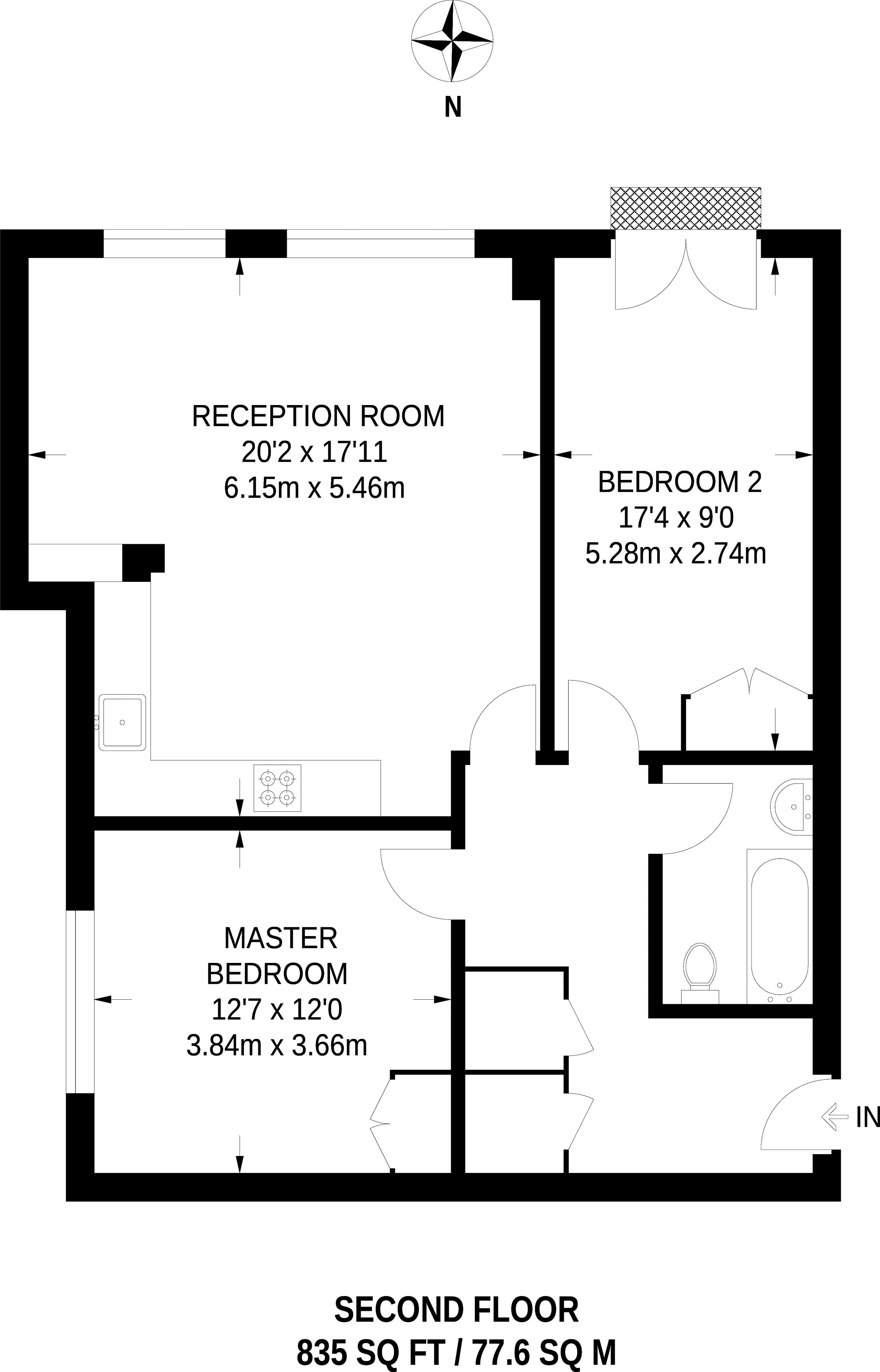 2 Bedrooms Flat for sale in Homerton High Street, Homerton E9