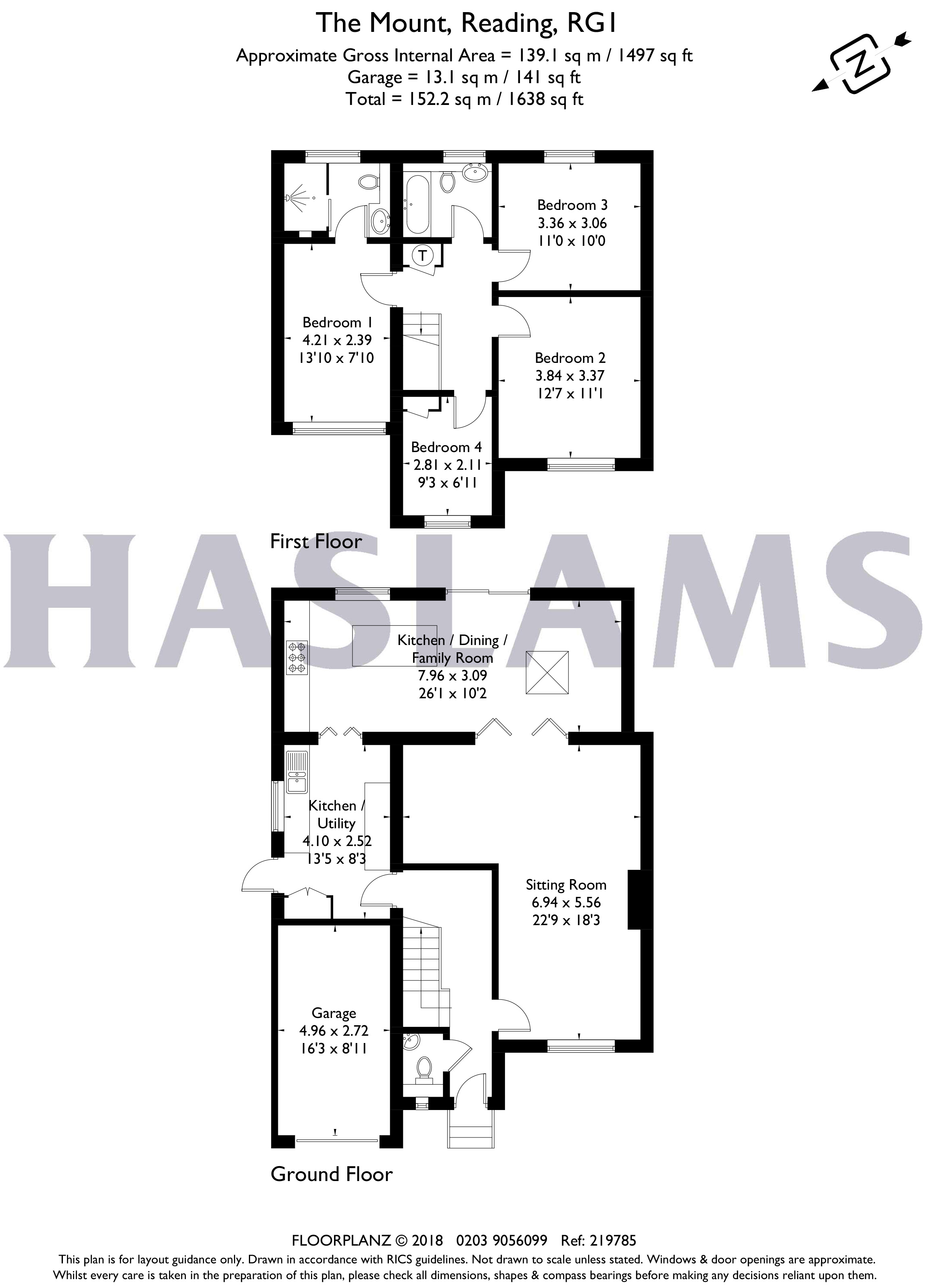 4 Bedrooms Detached house for sale in The Mount, Reading RG1