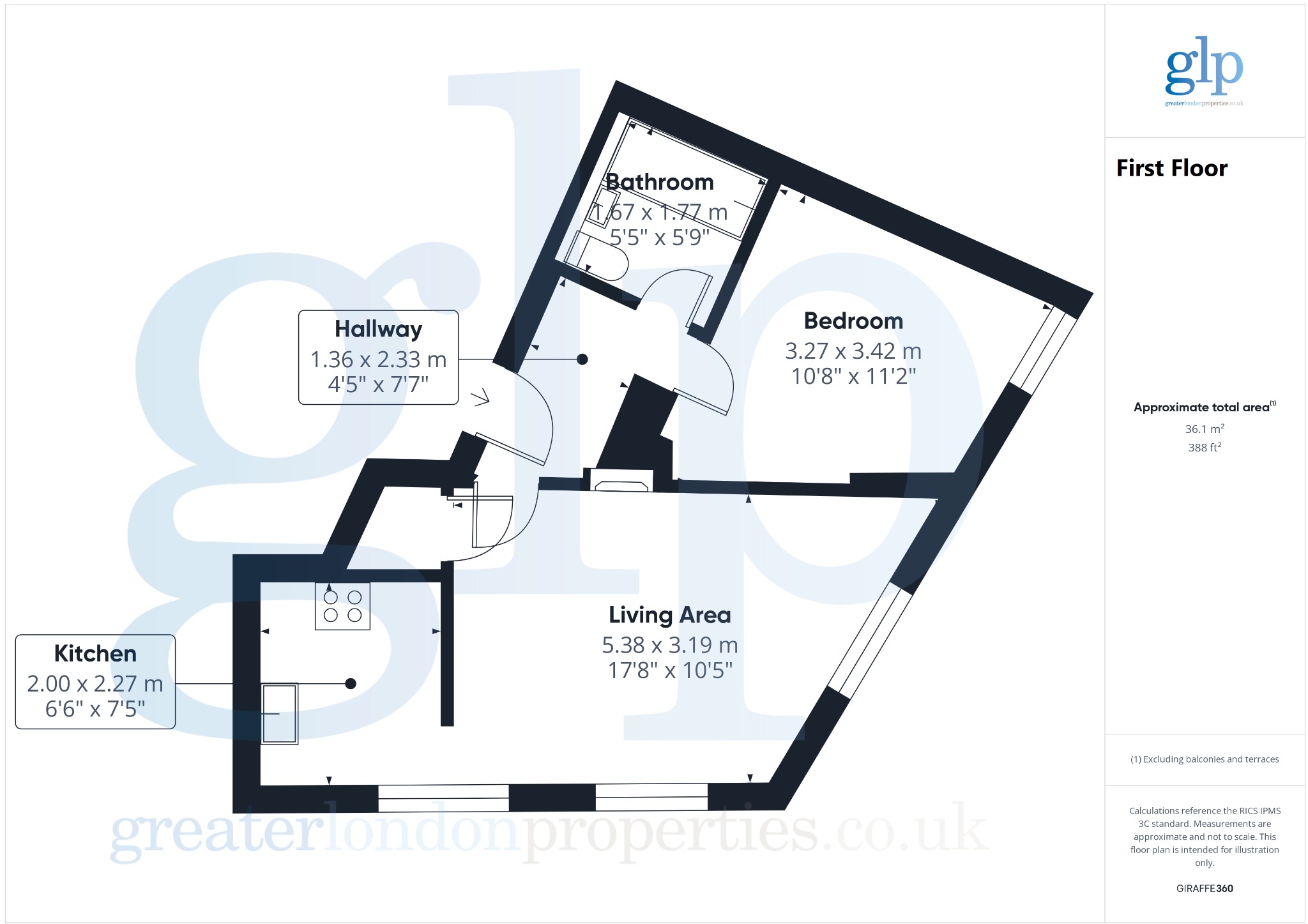 Flat A, 8B Lamb's Conduit Passage, Greater London floorplan