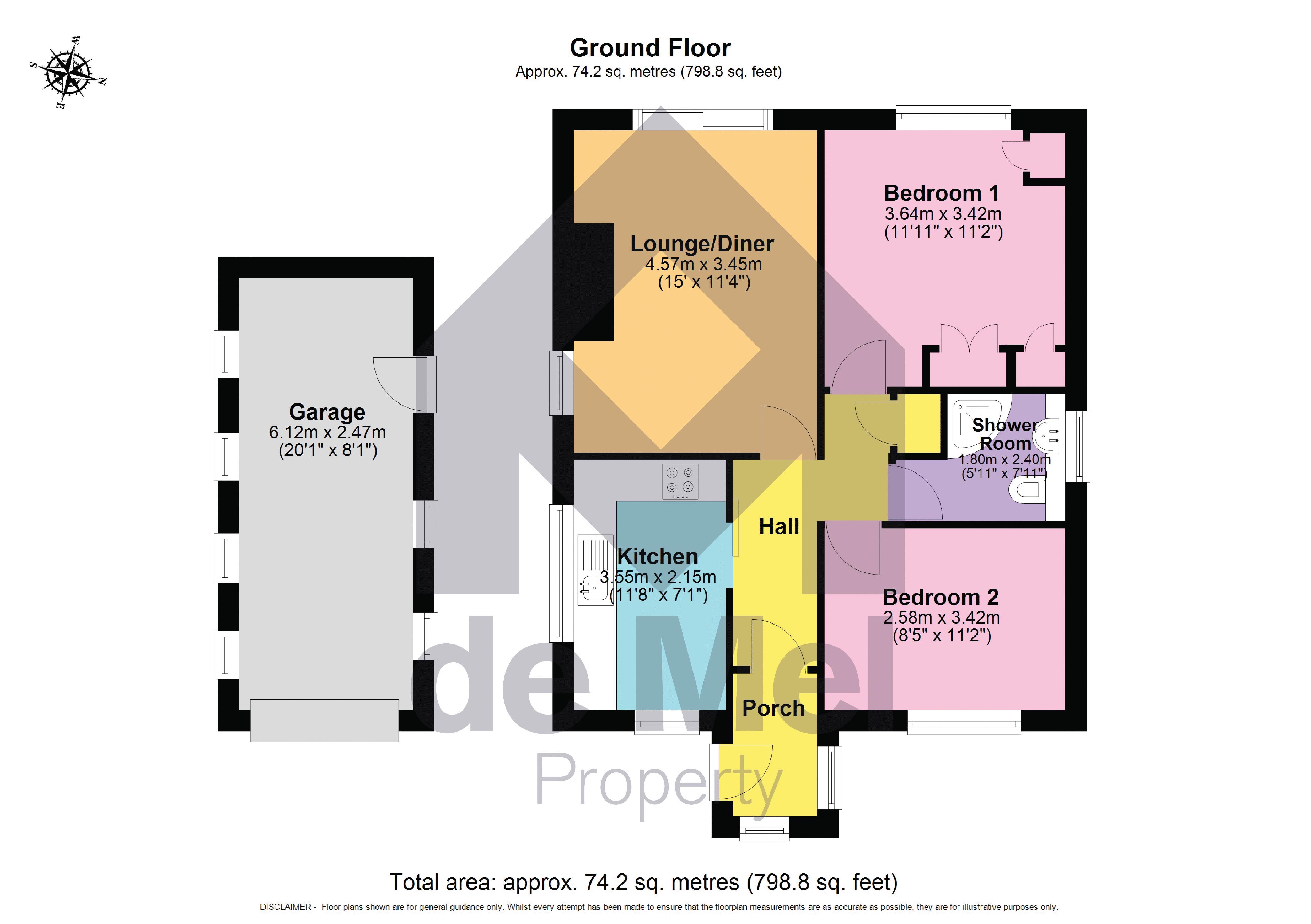 25, Rosefield Crescent, Tewkesbury floorplan